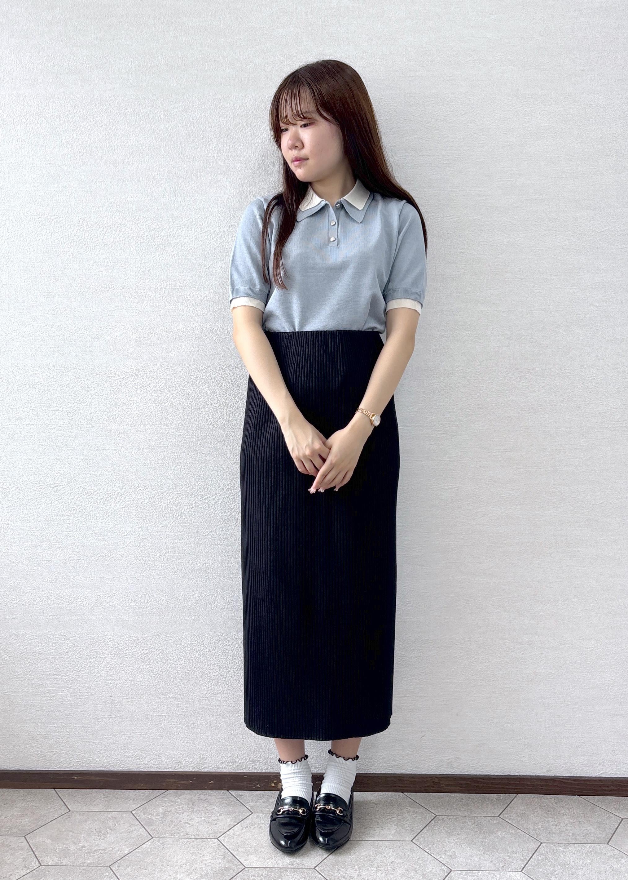 ROPE' PICNICの【新色追加】バイカラーレイヤード風ニットポロシャツを使ったコーディネートを紹介します。｜Rakuten Fashion(楽天ファッション／旧楽天ブランドアベニュー)6197463