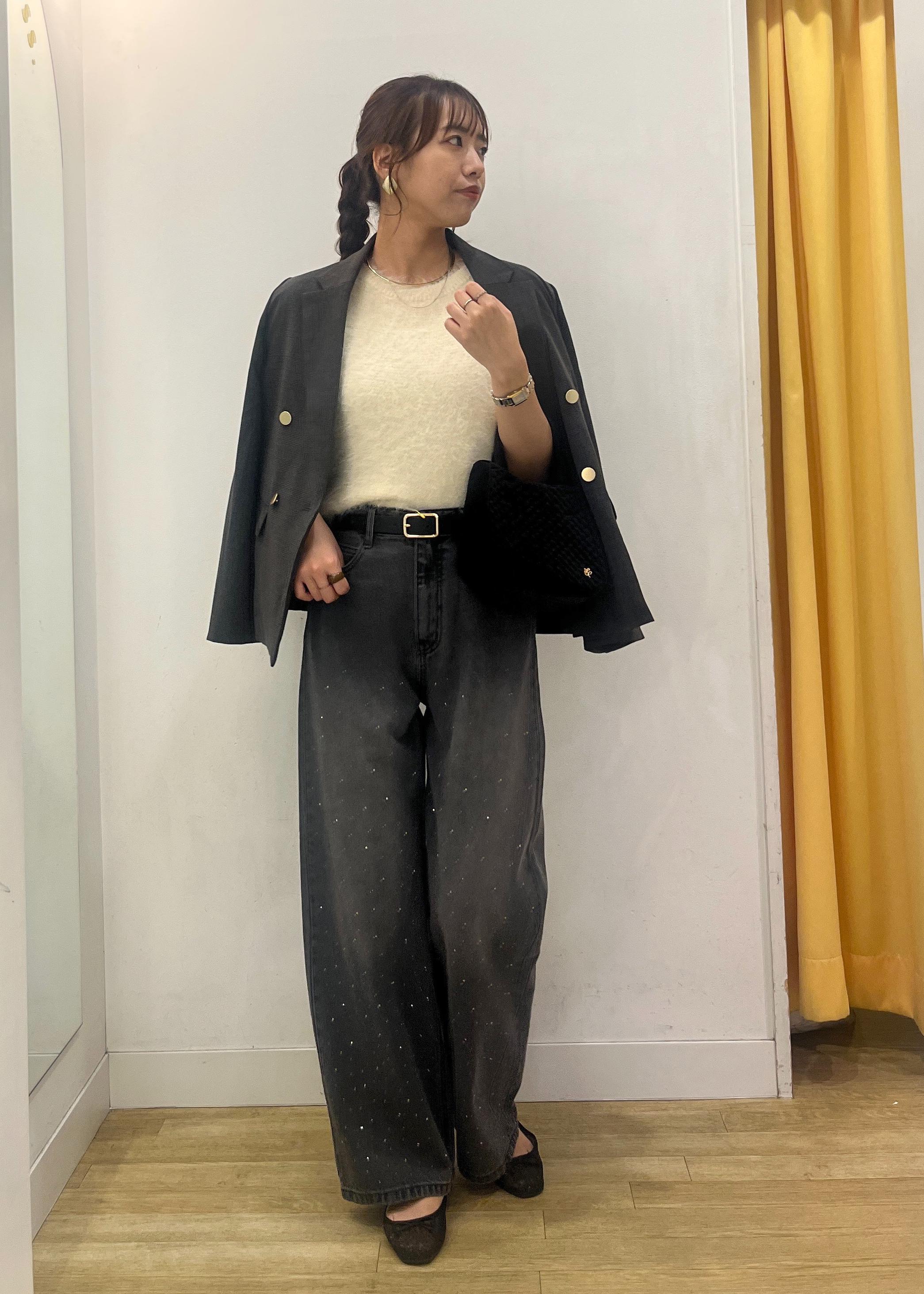 ROPE' PICNICのレディハンサムシリーズ ウールライク金ボタンジャケット(半裏地)/セットアップ・通勤対応を使ったコーディネートを紹介します。｜Rakuten Fashion(楽天ファッション／旧楽天ブランドアベニュー)6197409