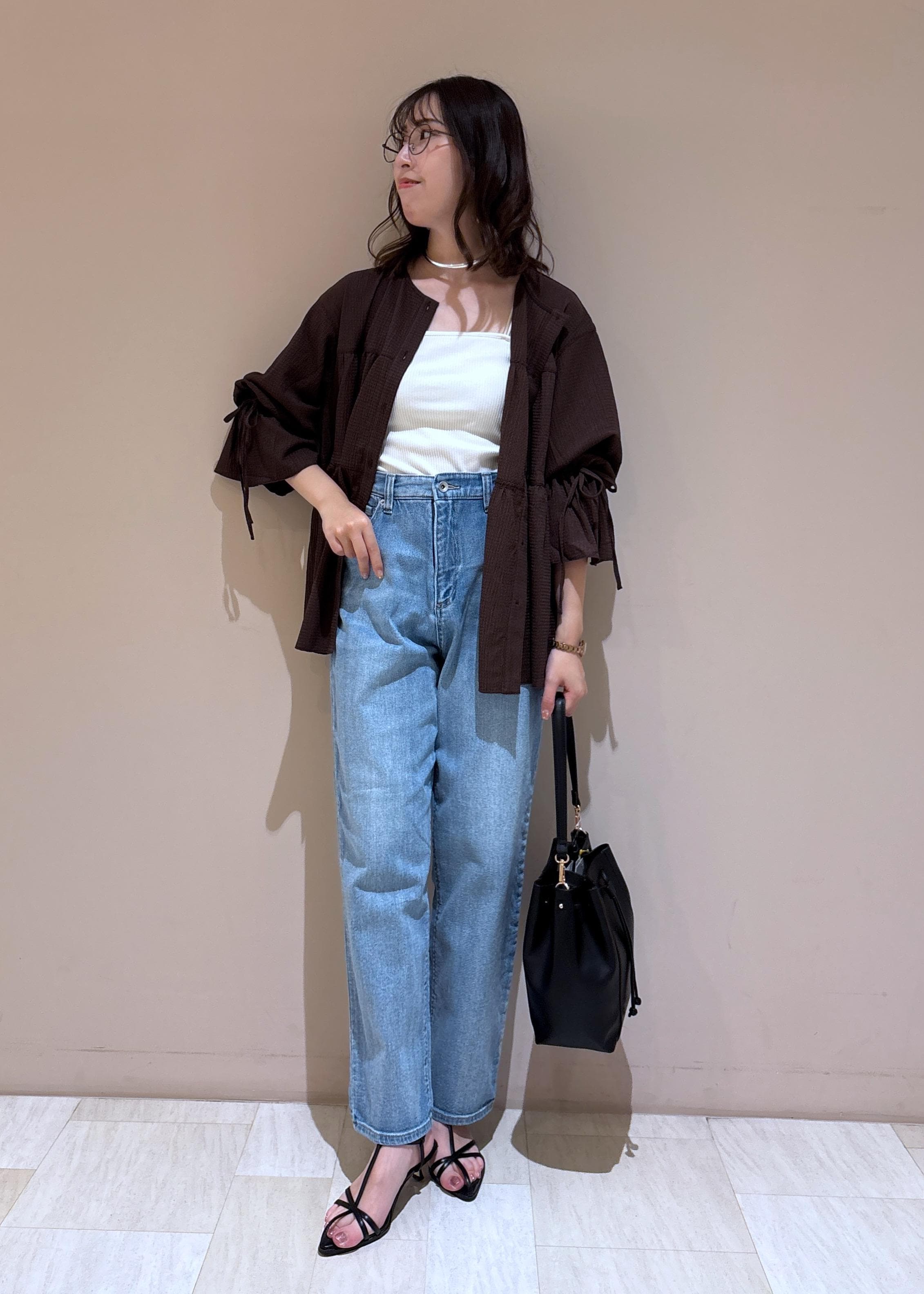 ROPE' PICNICの【羽織にもなる】シアーワッシャーブラウスカーディガンを使ったコーディネートを紹介します。｜Rakuten Fashion(楽天ファッション／旧楽天ブランドアベニュー)6197597