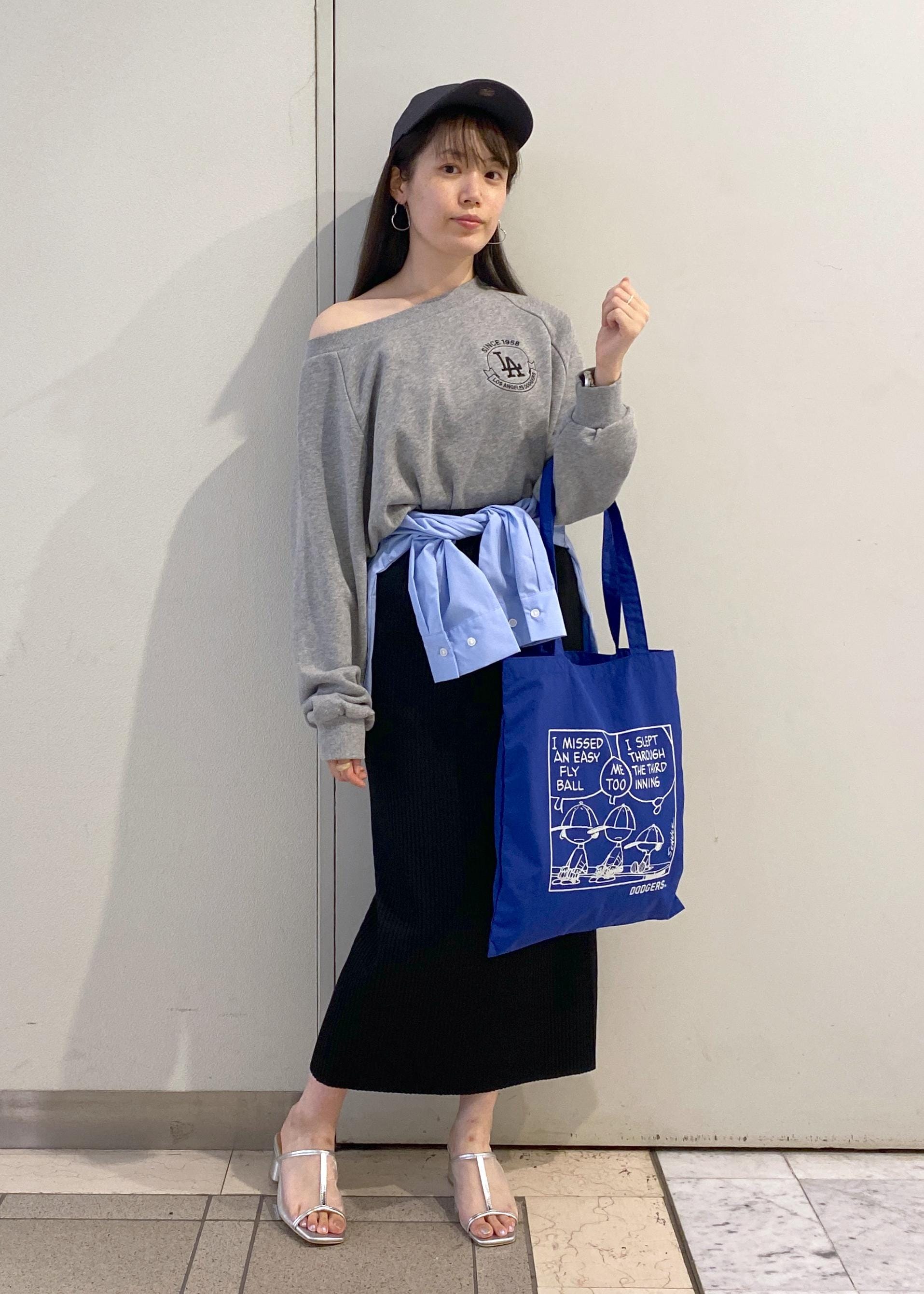 ROPE' PICNICの【PEANUTS*MLB COLLECTION by ROPE' PICNIC】オフショルスウェットを使ったコーディネートを紹介します。｜Rakuten Fashion(楽天ファッション／旧楽天ブランドアベニュー)6197518