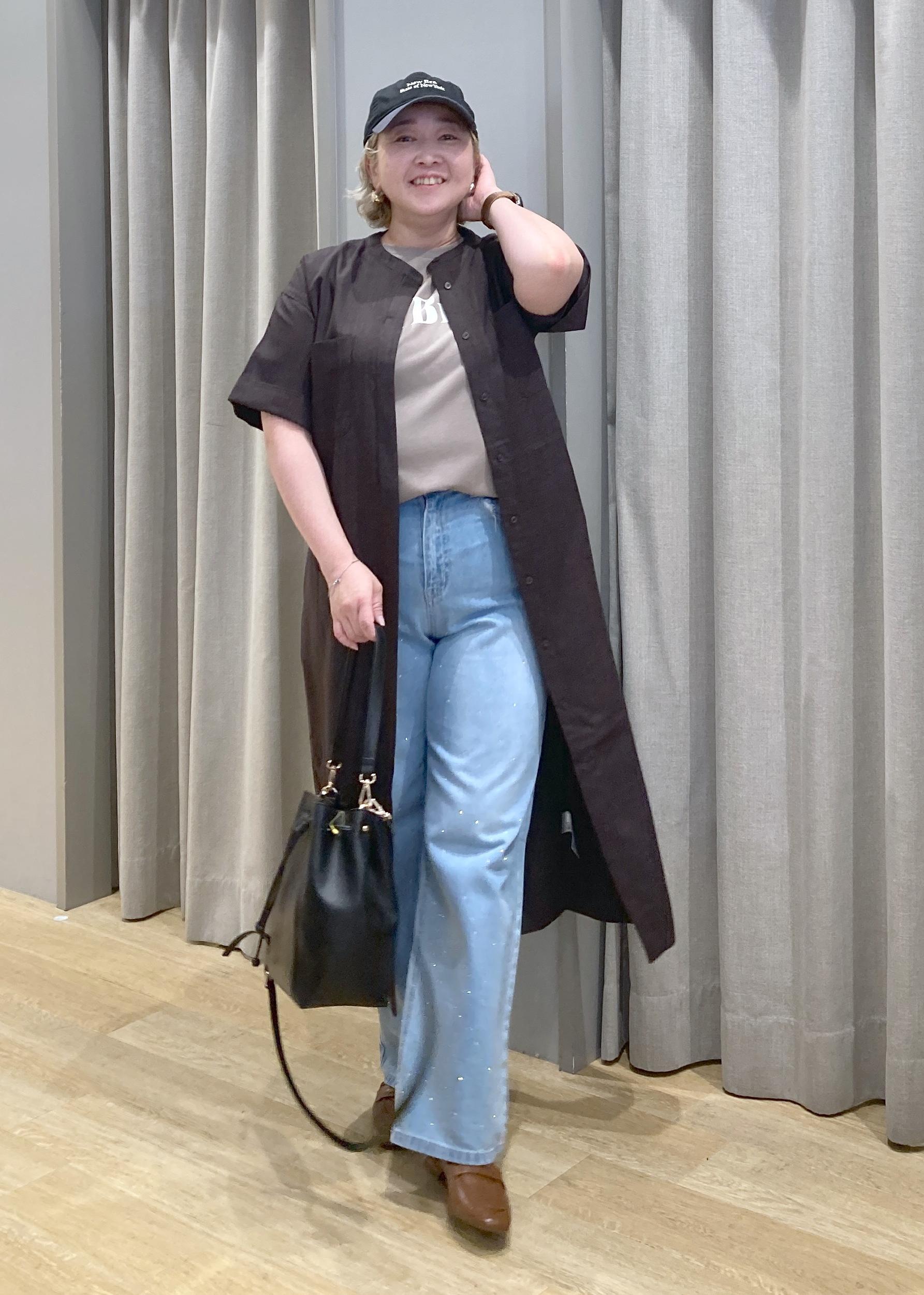 ROPE' PICNICのサックワンピースを使ったコーディネートを紹介します。｜Rakuten Fashion(楽天ファッション／旧楽天ブランドアベニュー)6197550