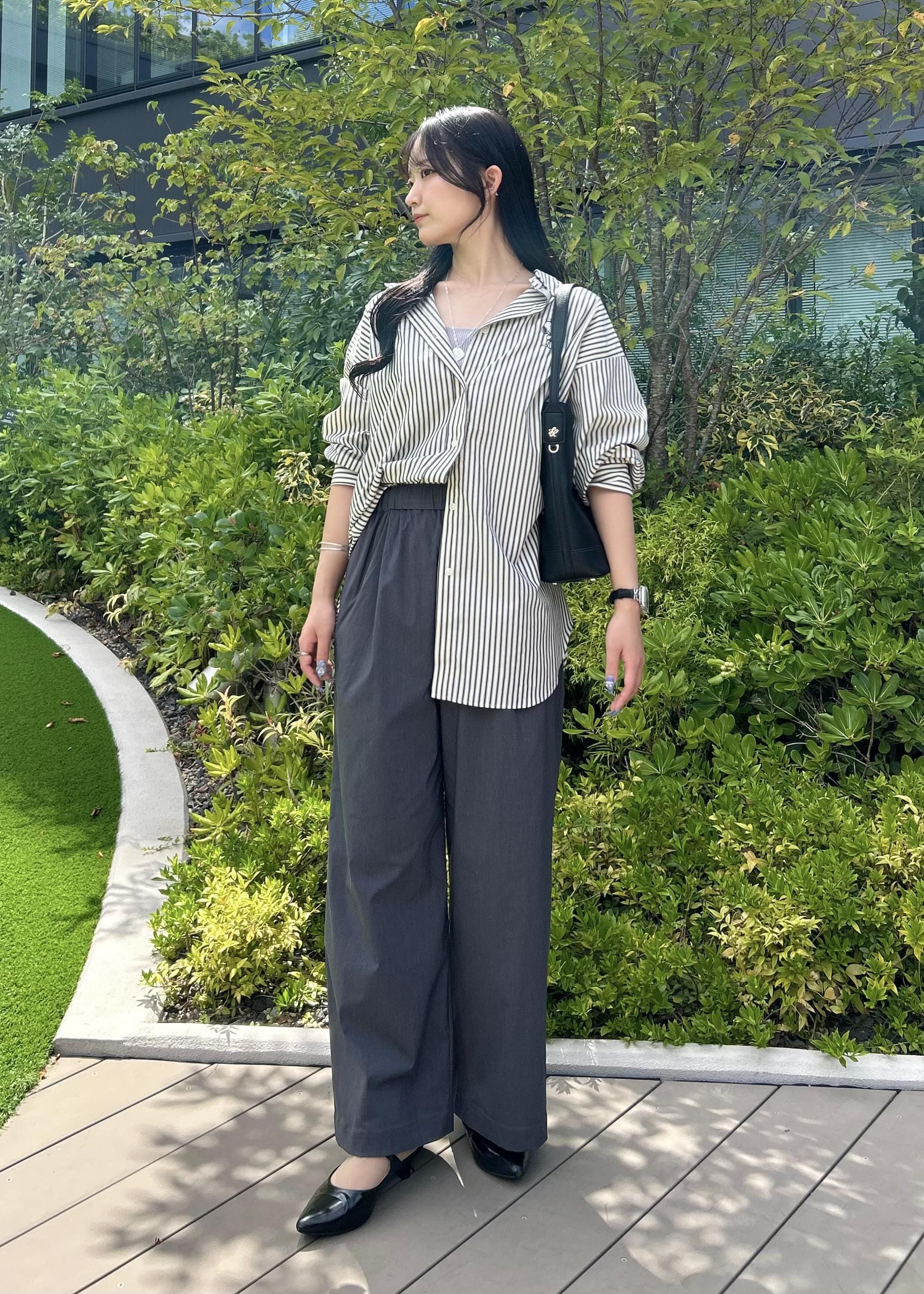 ROPE' PICNICのキレイ目イージーワイドパンツ/UVカットを使ったコーディネートを紹介します。｜Rakuten Fashion(楽天ファッション／旧楽天ブランドアベニュー)6197505