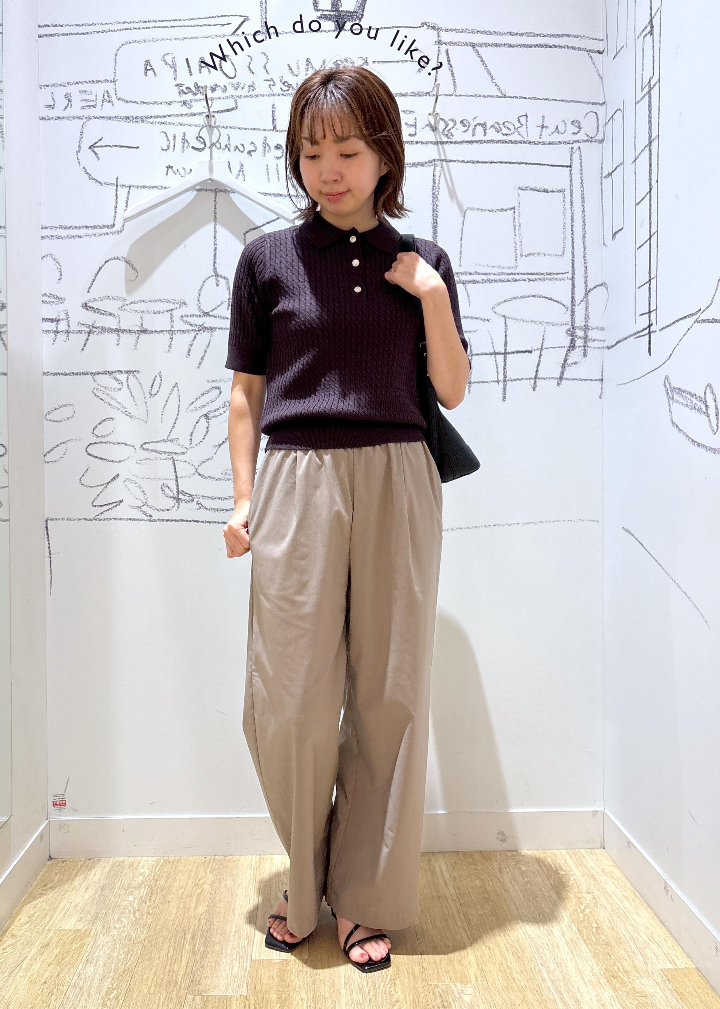 ROPE' PICNICのキレイ目イージーワイドパンツ/UVカットを使ったコーディネートを紹介します。｜Rakuten Fashion(楽天ファッション／旧楽天ブランドアベニュー)6197509