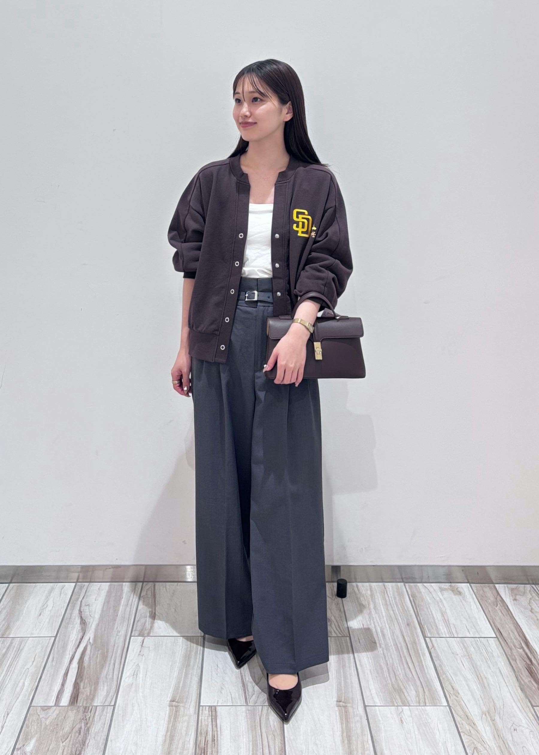 ROPE' PICNICの【PEANUTS*MLB COLLECTION by ROPE' PICNIC】カーディガンを使ったコーディネートを紹介します。｜Rakuten Fashion(楽天ファッション／旧楽天ブランドアベニュー)6197513