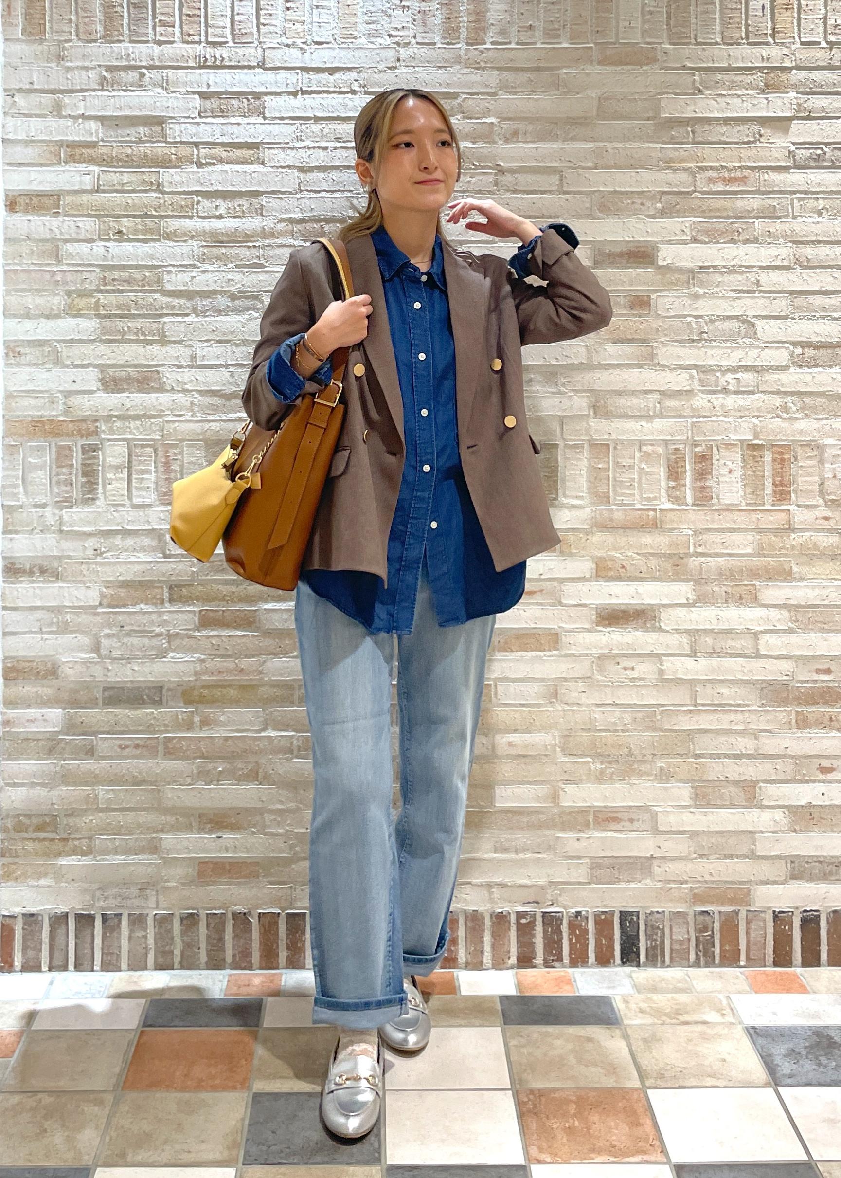 ROPE' PICNICのレディハンサムシリーズ ウールライク金ボタンジャケット(半裏地)/セットアップ・通勤対応を使ったコーディネートを紹介します。｜Rakuten Fashion(楽天ファッション／旧楽天ブランドアベニュー)6197581