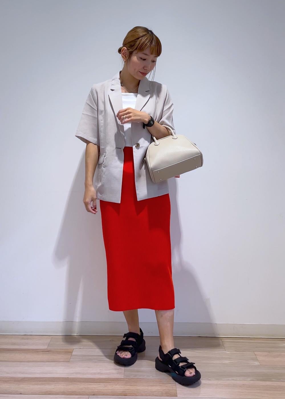 ROPE' PICNICの【接触冷感・吸水速乾・防シワ】エフォートレスリラックスハーフスリーブジャケットを使ったコーディネートを紹介します。｜Rakuten Fashion(楽天ファッション／旧楽天ブランドアベニュー)6197583