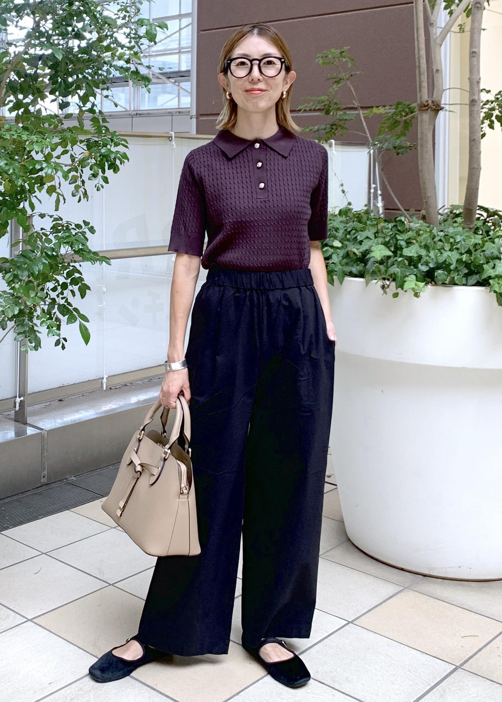 ROPE' PICNICのミニケーブルハーフスリーブニットポロシャツを使ったコーディネートを紹介します。｜Rakuten Fashion(楽天ファッション／旧楽天ブランドアベニュー)6197621