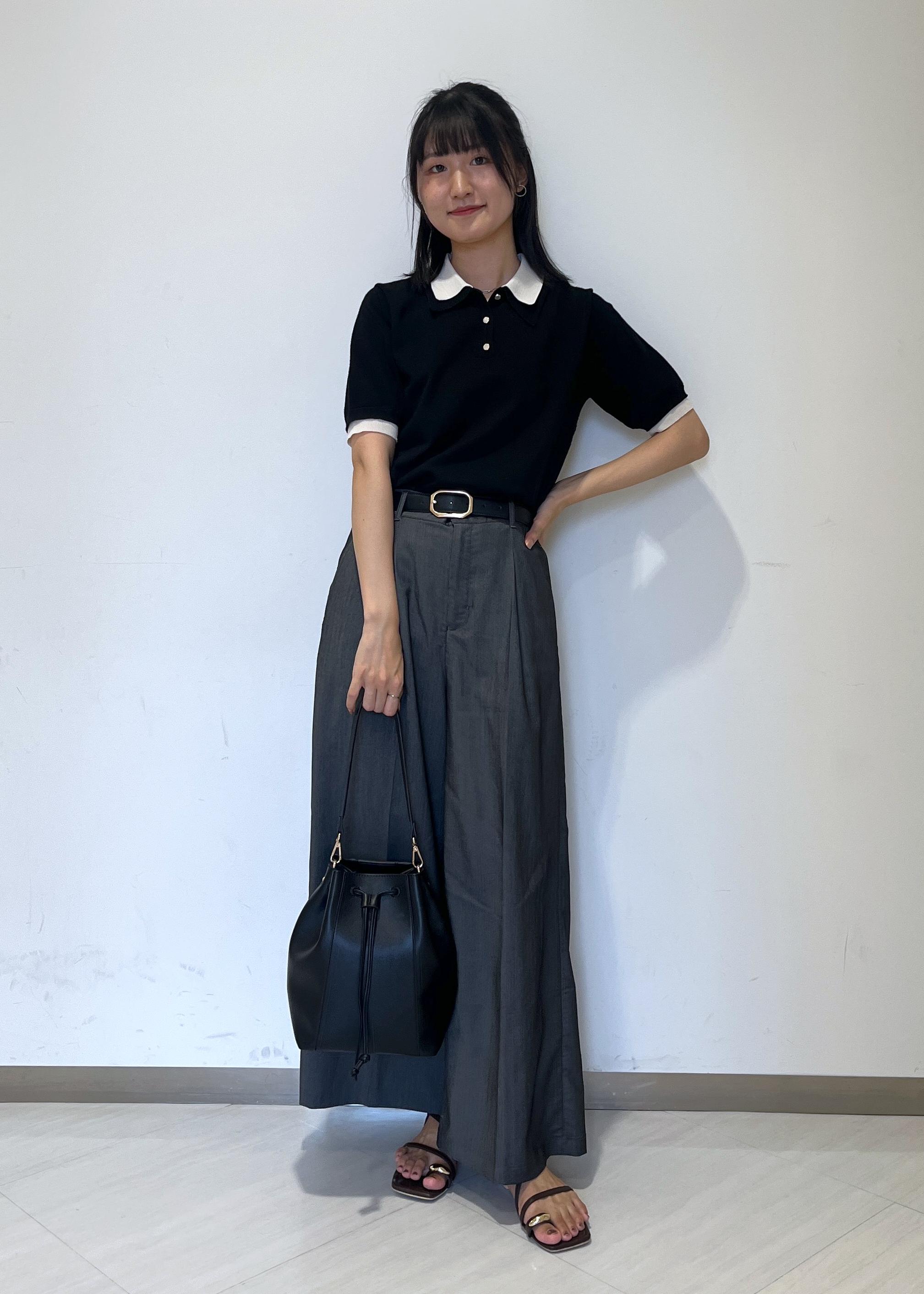 ROPE' PICNICの【新色追加】バイカラーレイヤード風ニットポロシャツを使ったコーディネートを紹介します。｜Rakuten Fashion(楽天ファッション／旧楽天ブランドアベニュー)6197591