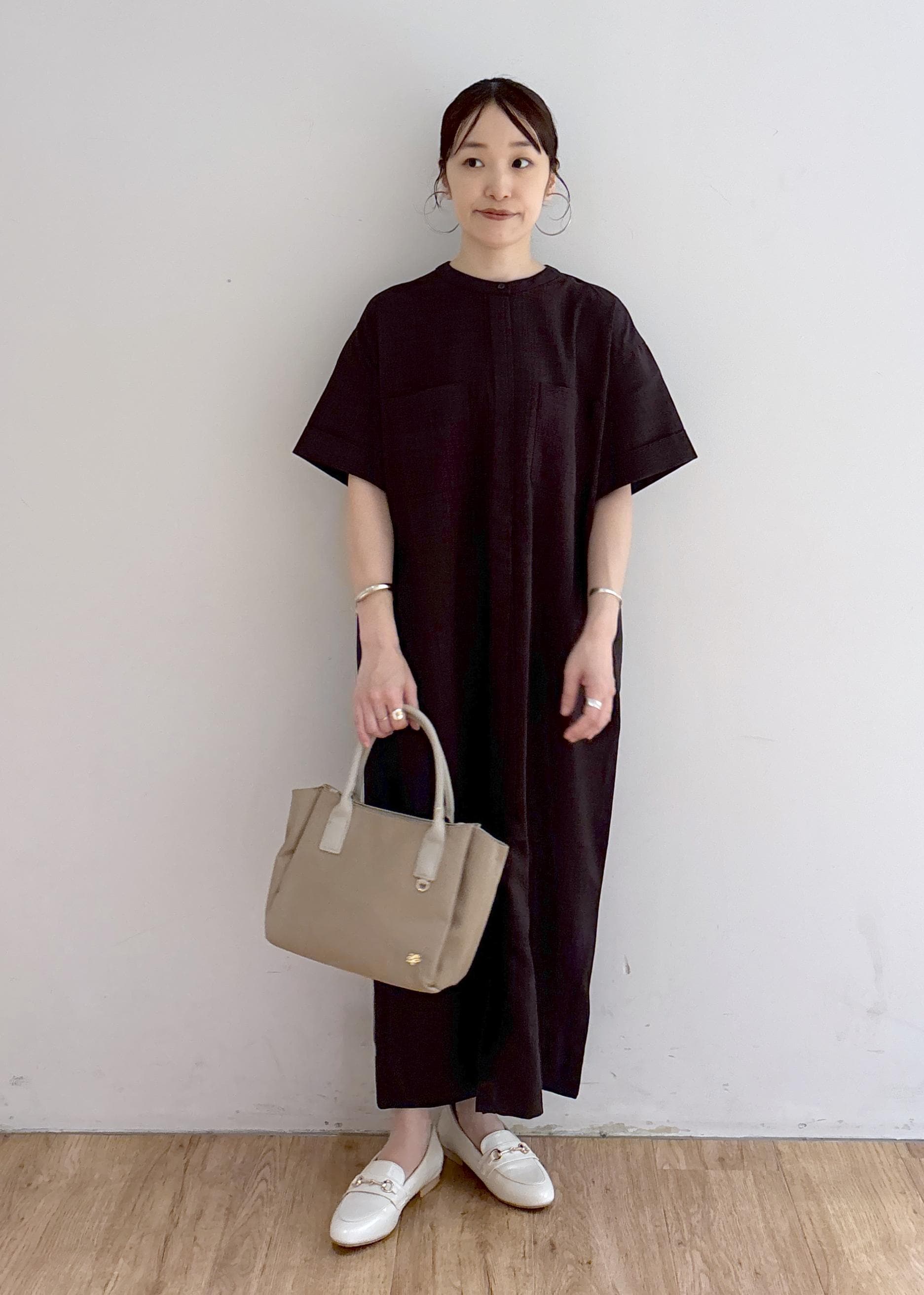 ROPE' PICNICのサックワンピースを使ったコーディネートを紹介します。｜Rakuten Fashion(楽天ファッション／旧楽天ブランドアベニュー)6197607