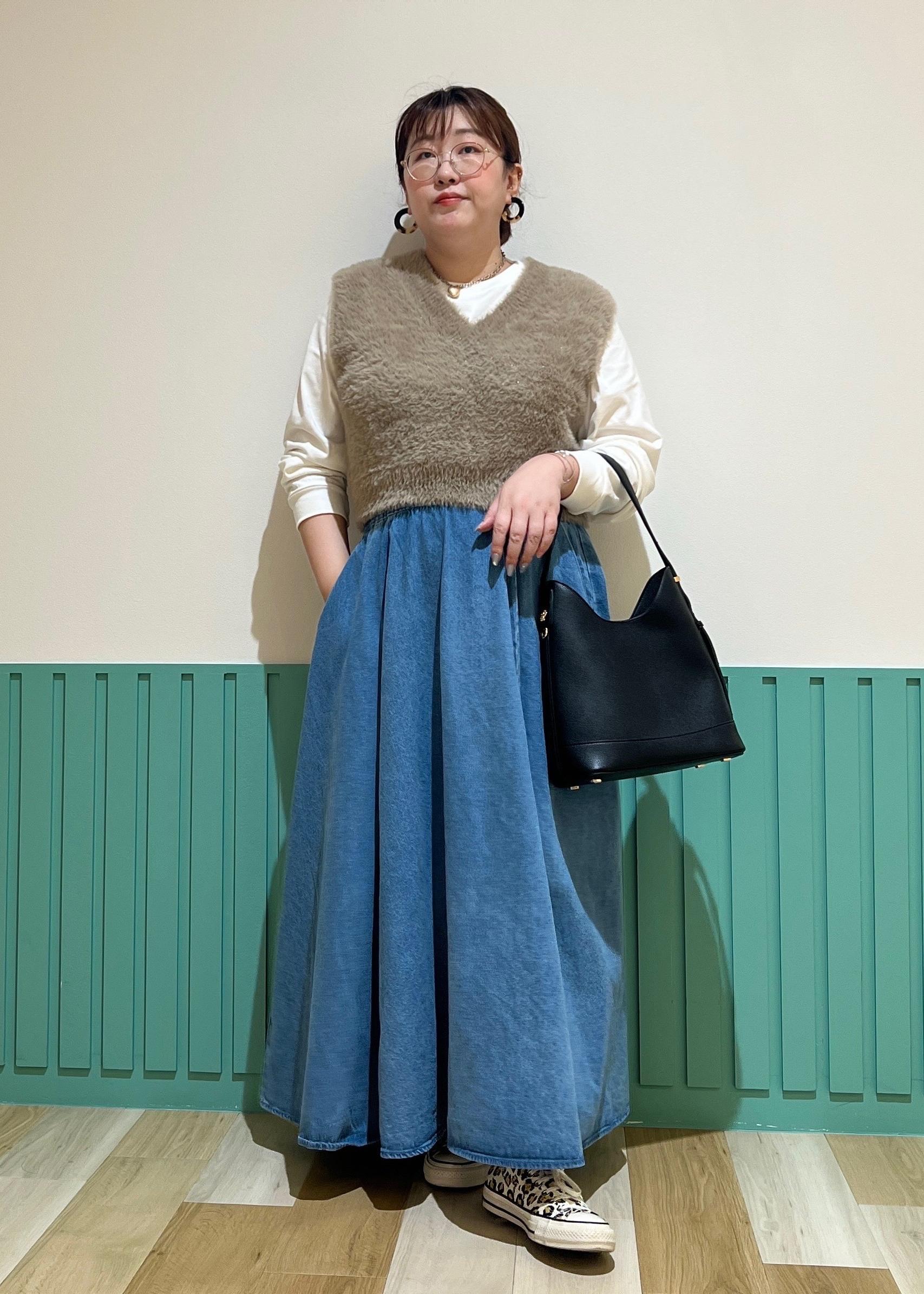 ROPE' PICNICの【Dickies】コットンダンプサーキュラーイージースカートを使ったコーディネートを紹介します。｜Rakuten Fashion(楽天ファッション／旧楽天ブランドアベニュー)6197626