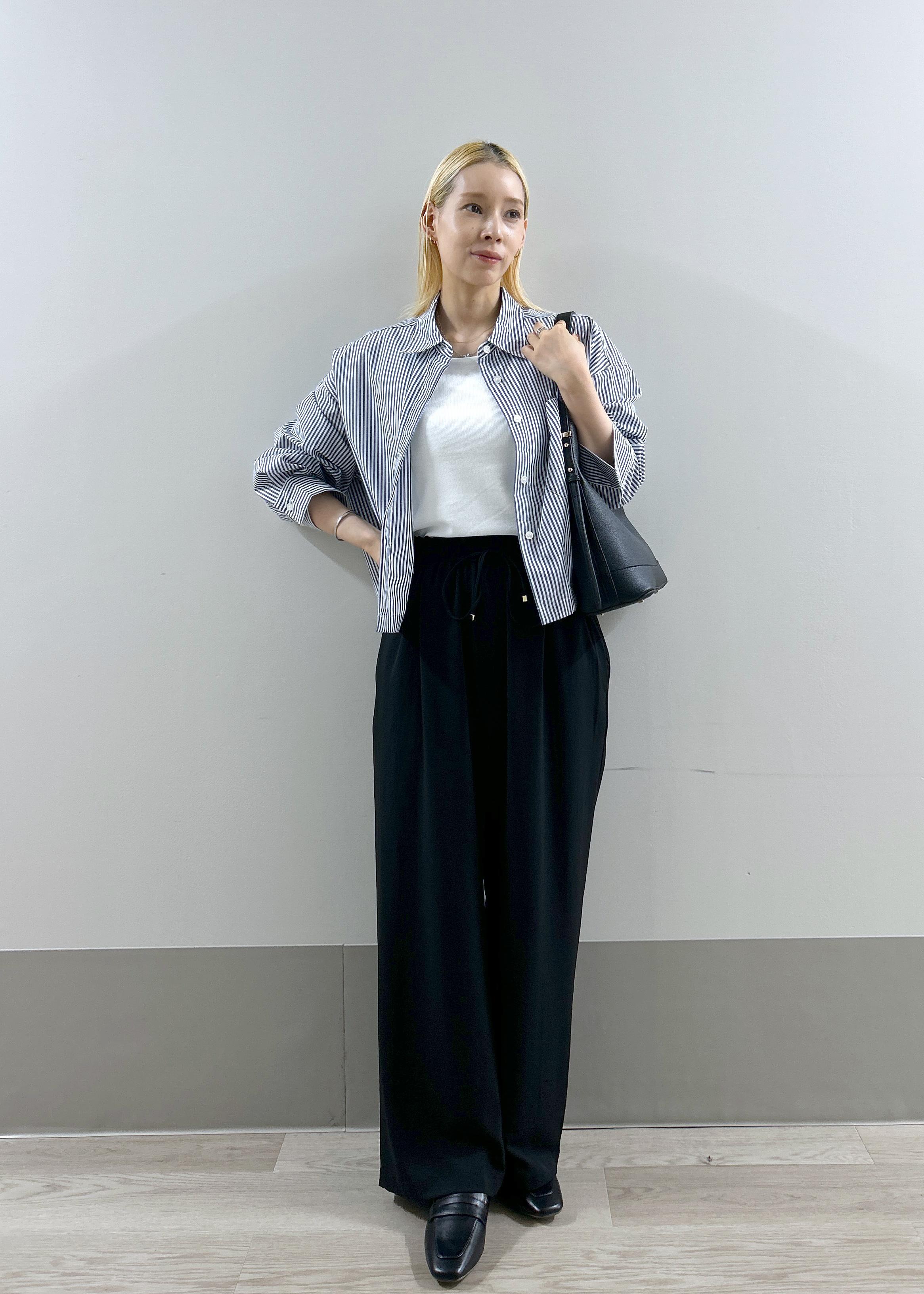 ROPE' PICNICのベーシッククロップドシャツ/イージーケアを使ったコーディネートを紹介します。｜Rakuten Fashion(楽天ファッション／旧楽天ブランドアベニュー)6197609