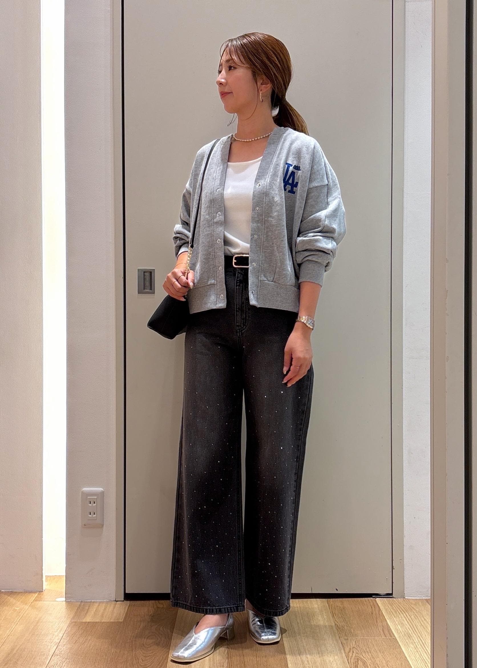 ROPE' PICNICの【PEANUTS*MLB COLLECTION by ROPE' PICNIC】カーディガンを使ったコーディネートを紹介します。｜Rakuten Fashion(楽天ファッション／旧楽天ブランドアベニュー)6197651