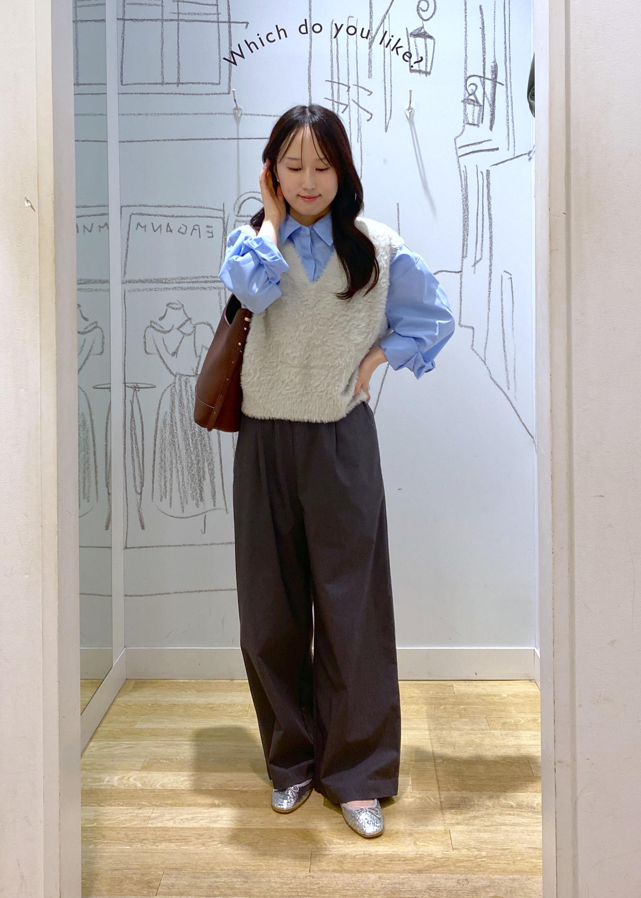 ROPE' PICNICのベーシッククロップドシャツ/イージーケアを使ったコーディネートを紹介します。｜Rakuten Fashion(楽天ファッション／旧楽天ブランドアベニュー)6197655