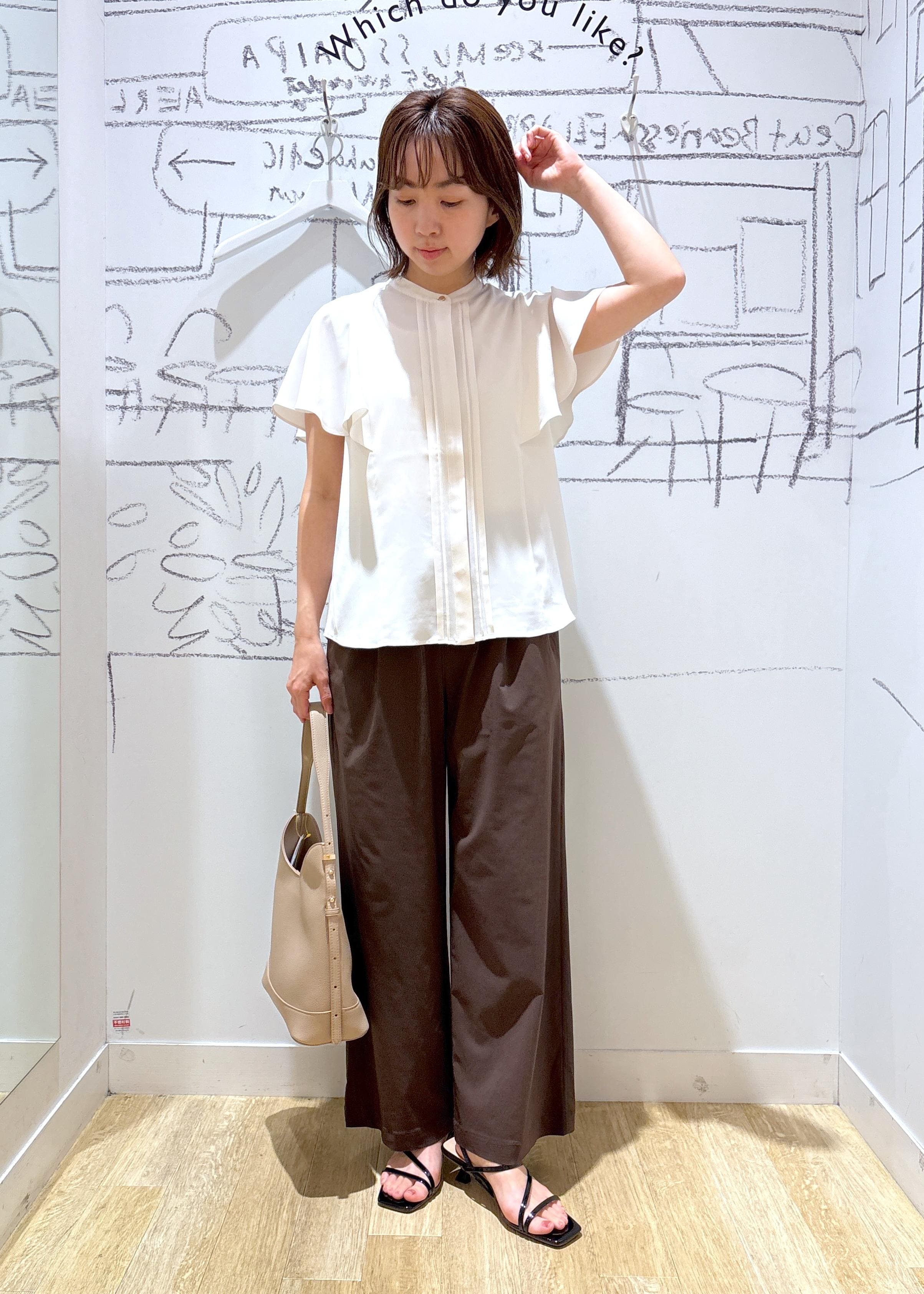 ROPE' PICNICのキレイ目イージーワイドパンツ/UVカットを使ったコーディネートを紹介します。｜Rakuten Fashion(楽天ファッション／旧楽天ブランドアベニュー)6197658