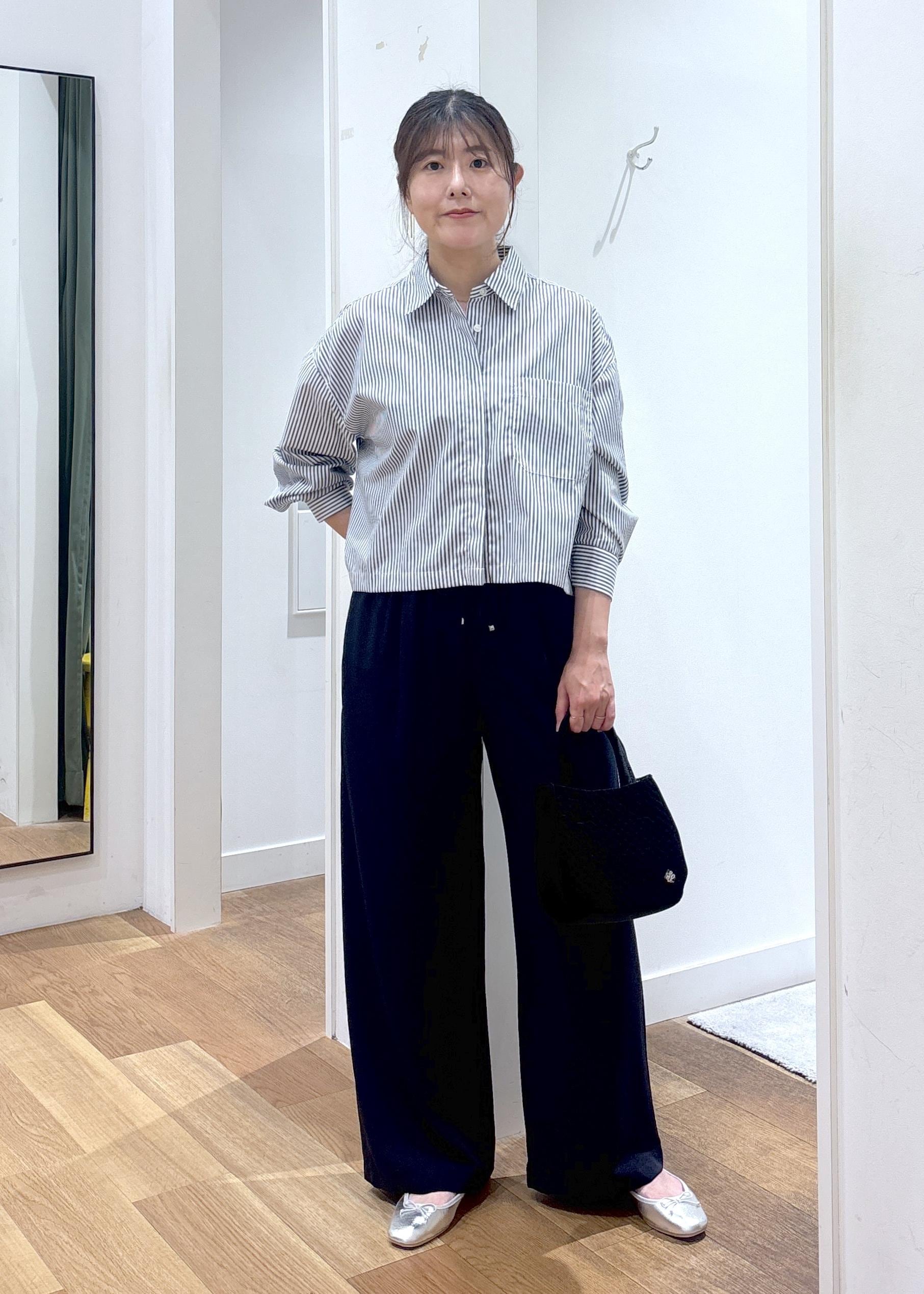 ROPE' PICNICのベーシッククロップドシャツ/イージーケアを使ったコーディネートを紹介します。｜Rakuten Fashion(楽天ファッション／旧楽天ブランドアベニュー)6197659