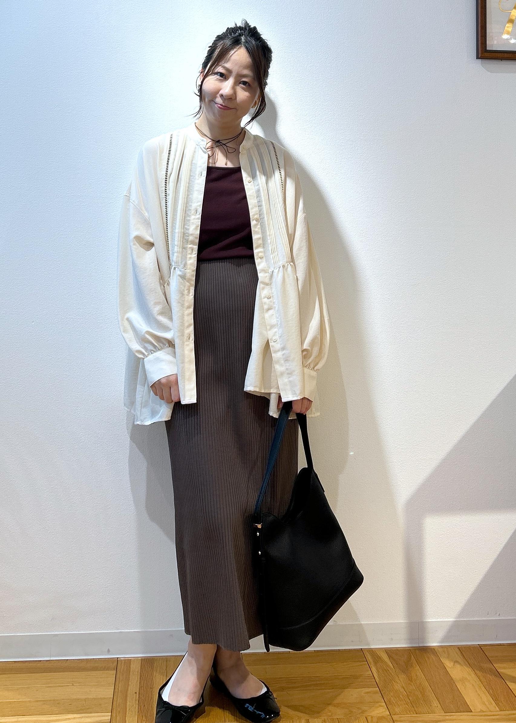 ROPE' PICNICの【UVケア・防シワ】羽織れるピンタックデザインペプラムシャツを使ったコーディネートを紹介します。｜Rakuten Fashion(楽天ファッション／旧楽天ブランドアベニュー)6197661