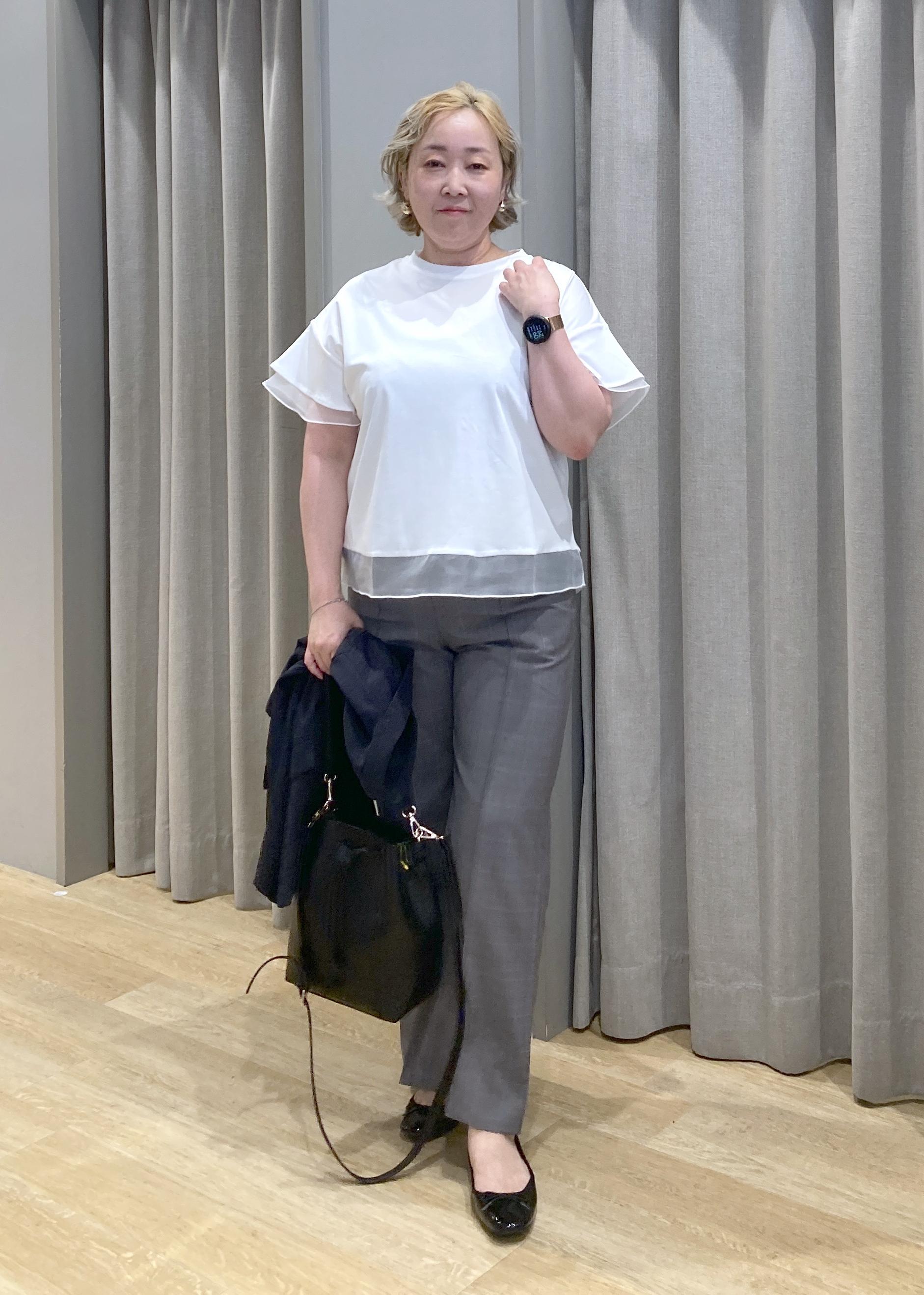 ROPE' PICNICの【UVカット・接触冷感】着丈が選べる70シルケットシアードッキングトップスを使ったコーディネートを紹介します。｜Rakuten Fashion(楽天ファッション／旧楽天ブランドアベニュー)6197681