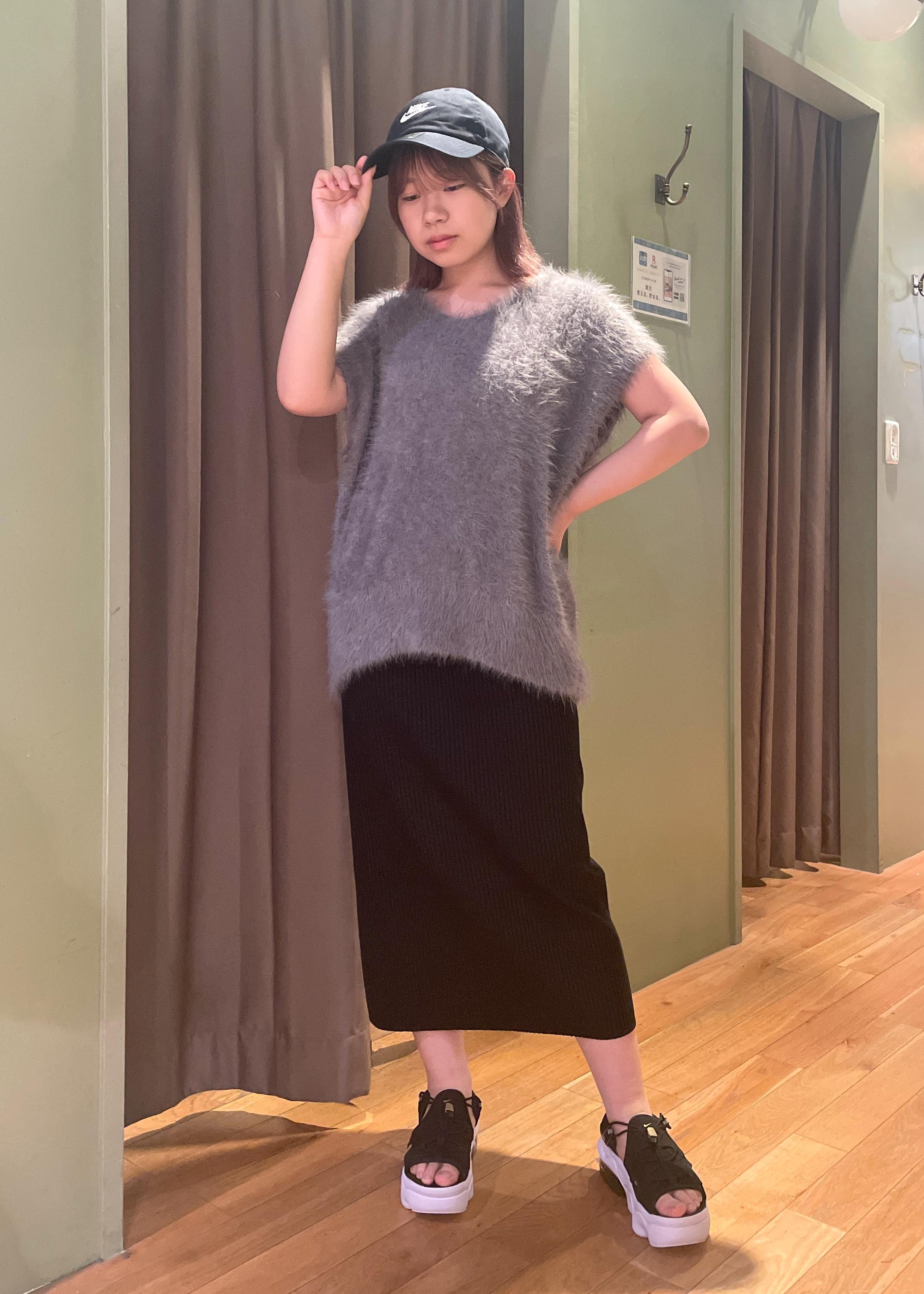 ROPE' PICNICのシャギーニットベストを使ったコーディネートを紹介します。｜Rakuten Fashion(楽天ファッション／旧楽天ブランドアベニュー)6197684