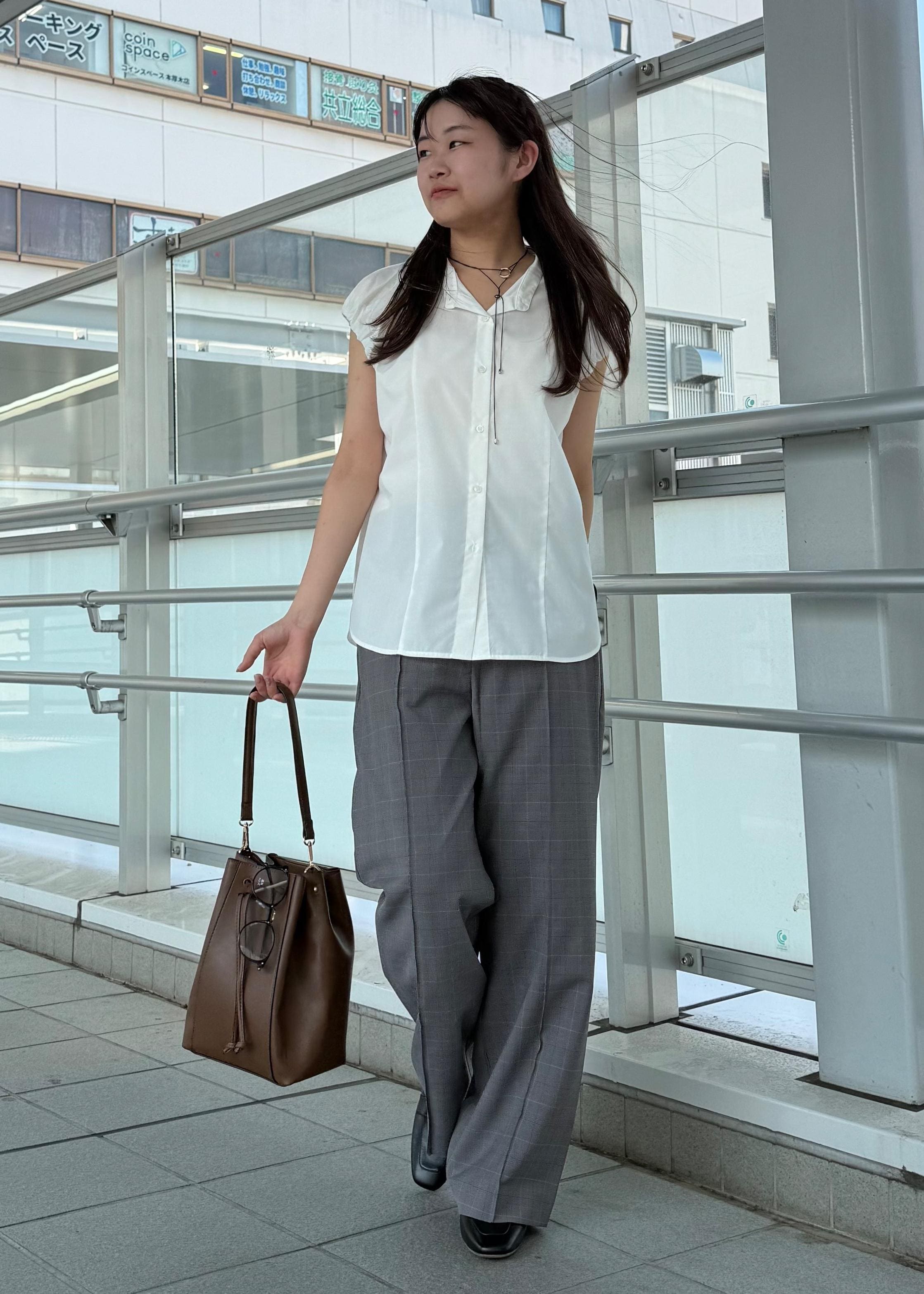 ROPE' PICNICの着丈が選べるバルーンスリーブシャツブラウス/イージーケアを使ったコーディネートを紹介します。｜Rakuten Fashion(楽天ファッション／旧楽天ブランドアベニュー)6197606