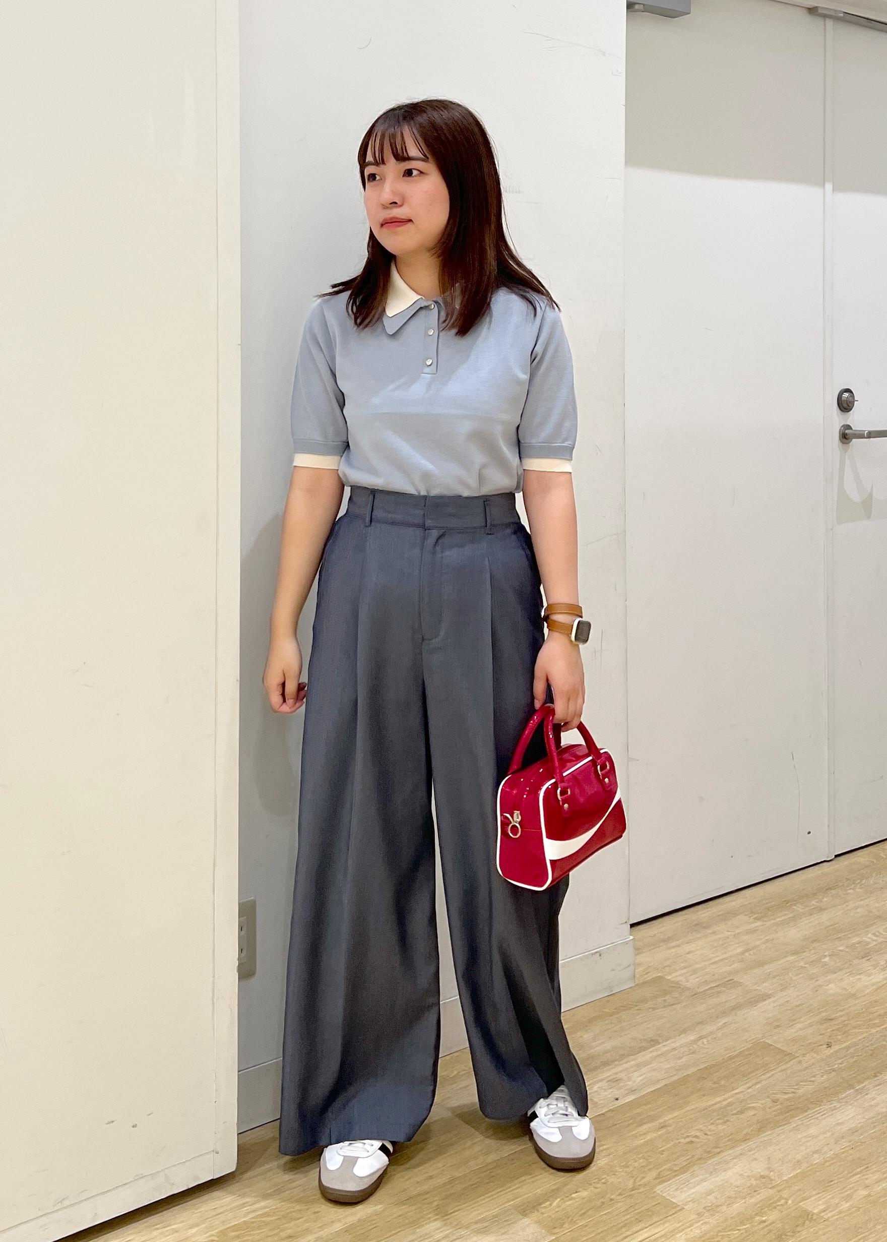 ROPE' PICNICの【新色追加】バイカラーレイヤード風ニットポロシャツを使ったコーディネートを紹介します。｜Rakuten Fashion(楽天ファッション／旧楽天ブランドアベニュー)6197816