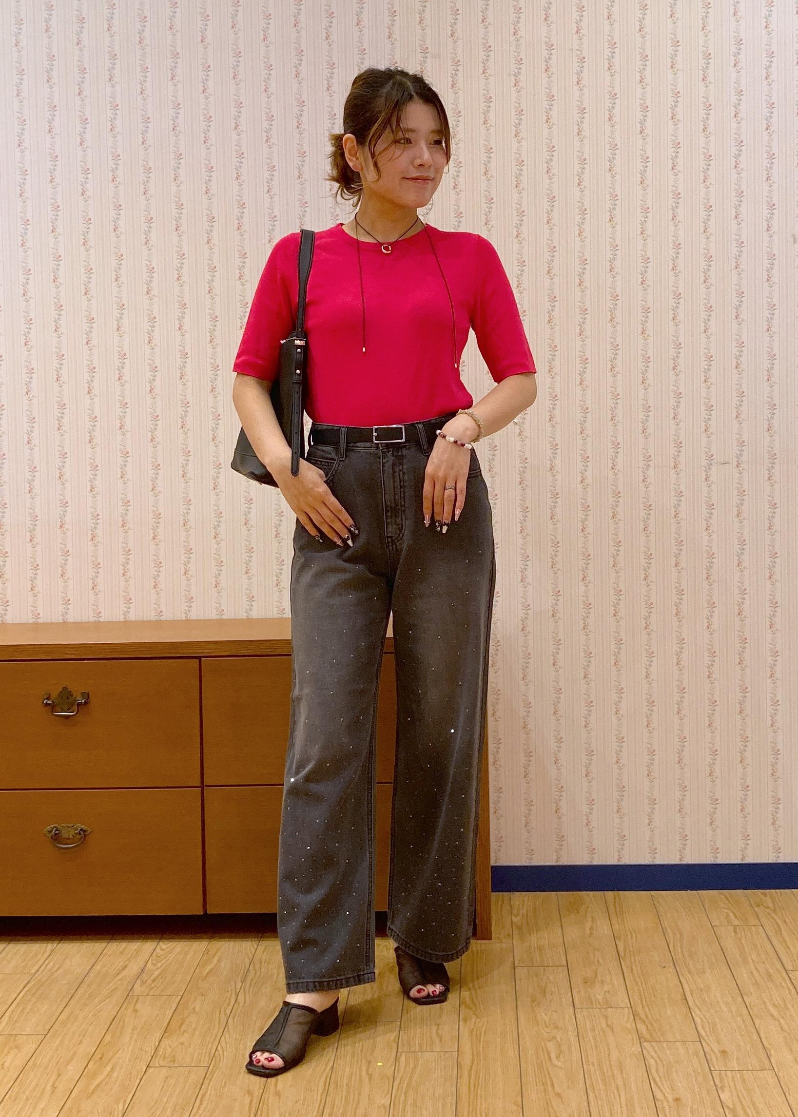 ROPE' PICNICの【UVカット・接触冷感・イージーケア】八方映えニット ハーフスリーブサマーニット/新色追加を使ったコーディネートを紹介します。｜Rakuten Fashion(楽天ファッション／旧楽天ブランドアベニュー)6197708