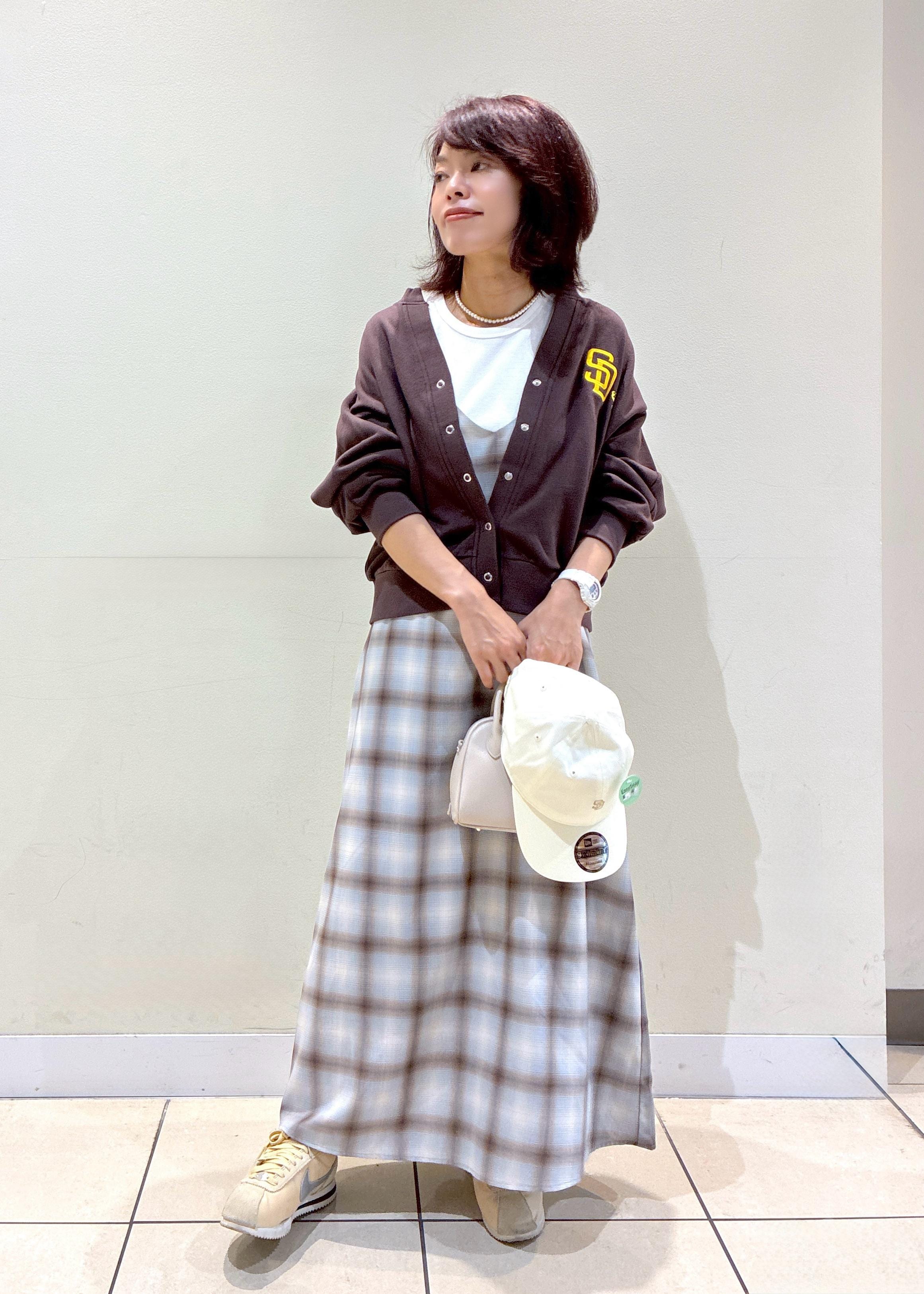 ROPE' PICNICの【PEANUTS*MLB COLLECTION by ROPE' PICNIC】カーディガンを使ったコーディネートを紹介します。｜Rakuten Fashion(楽天ファッション／旧楽天ブランドアベニュー)6197711