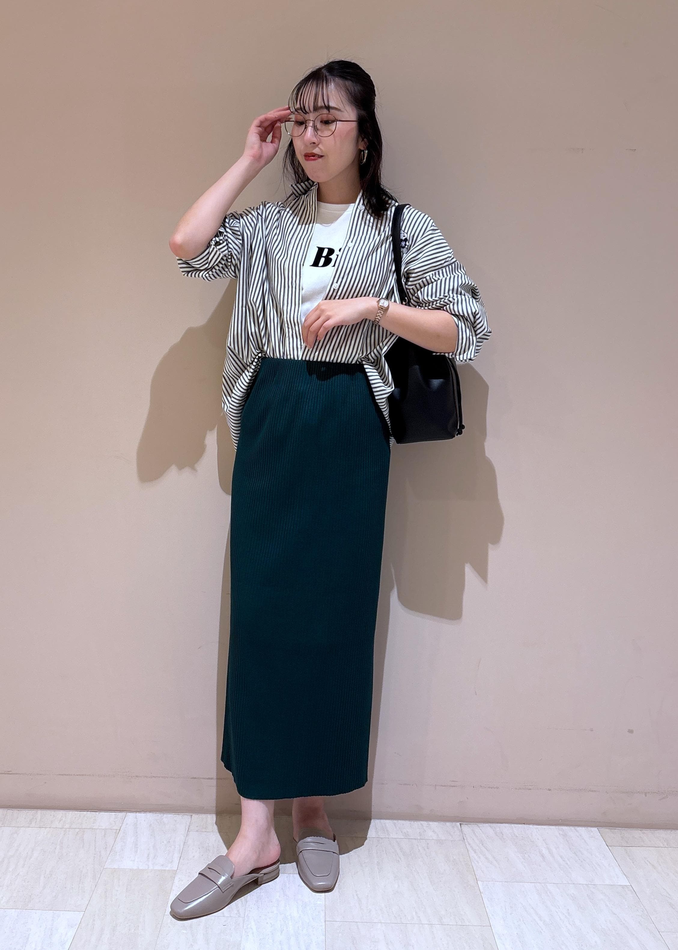 ROPE' PICNICの【PEANUTS*MLB COLLECTION by ROPE' PICNIC】オーバーサイズシャツを使ったコーディネートを紹介します。｜Rakuten Fashion(楽天ファッション／旧楽天ブランドアベニュー)6197763