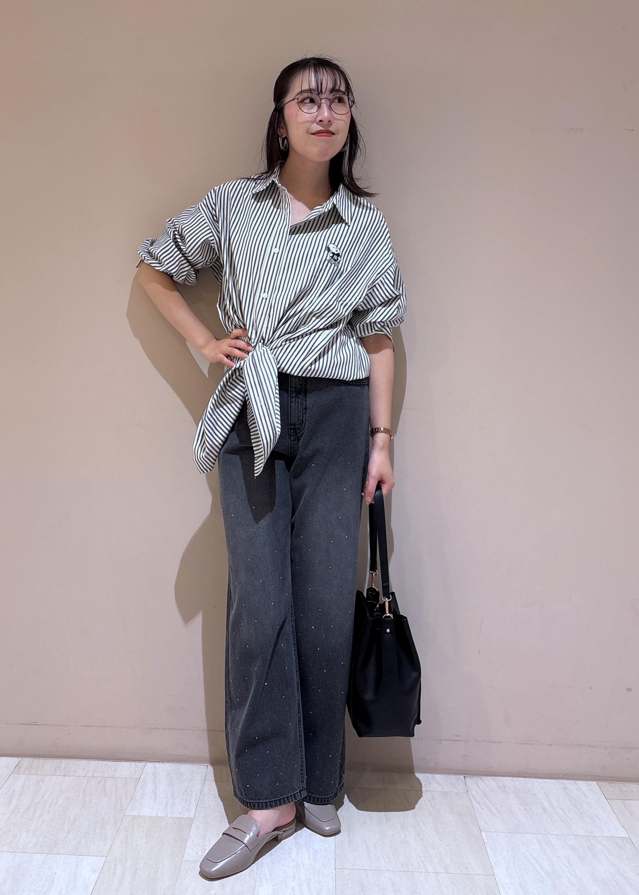 ROPE' PICNICの【PEANUTS*MLB COLLECTION by ROPE' PICNIC】オーバーサイズシャツを使ったコーディネートを紹介します。｜Rakuten Fashion(楽天ファッション／旧楽天ブランドアベニュー)6197764