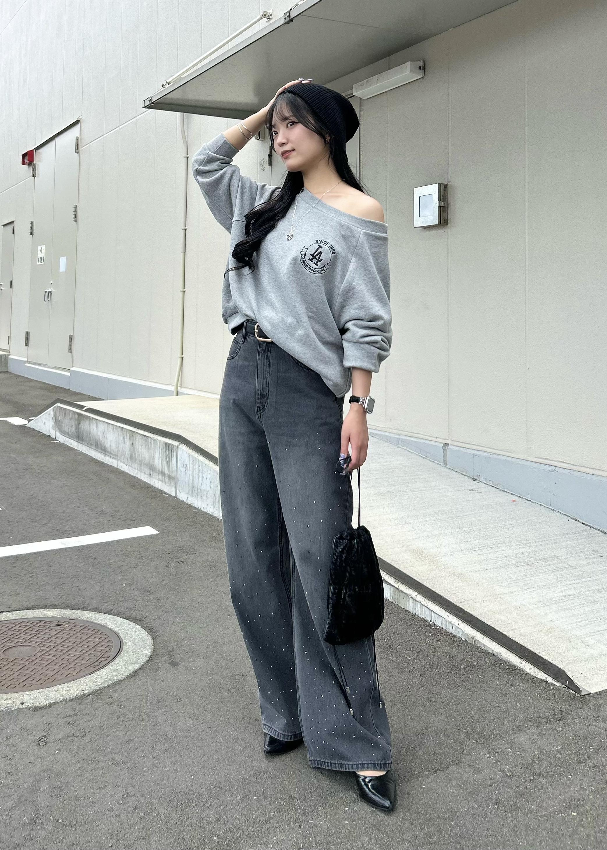 ROPE' PICNICの【新色追加】キラキラビジューデニムを使ったコーディネートを紹介します。｜Rakuten Fashion(楽天ファッション／旧楽天ブランドアベニュー)6197725