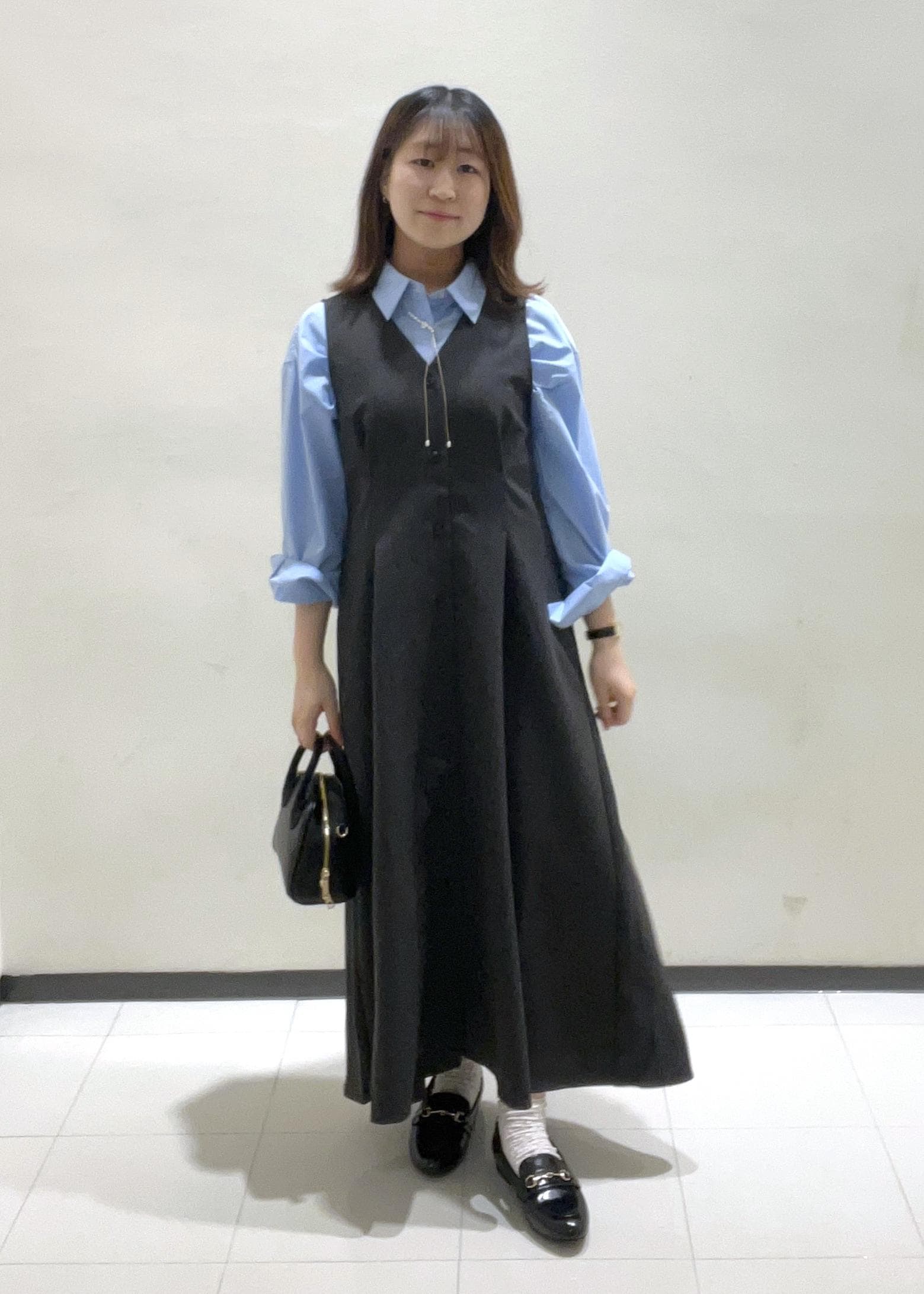 ROPE' PICNICのレディハンサムシリーズ ウールライクウエストタックジャンパースカート/セットアップ対応を使ったコーディネートを紹介します。｜Rakuten Fashion(楽天ファッション／旧楽天ブランドアベニュー)6197686