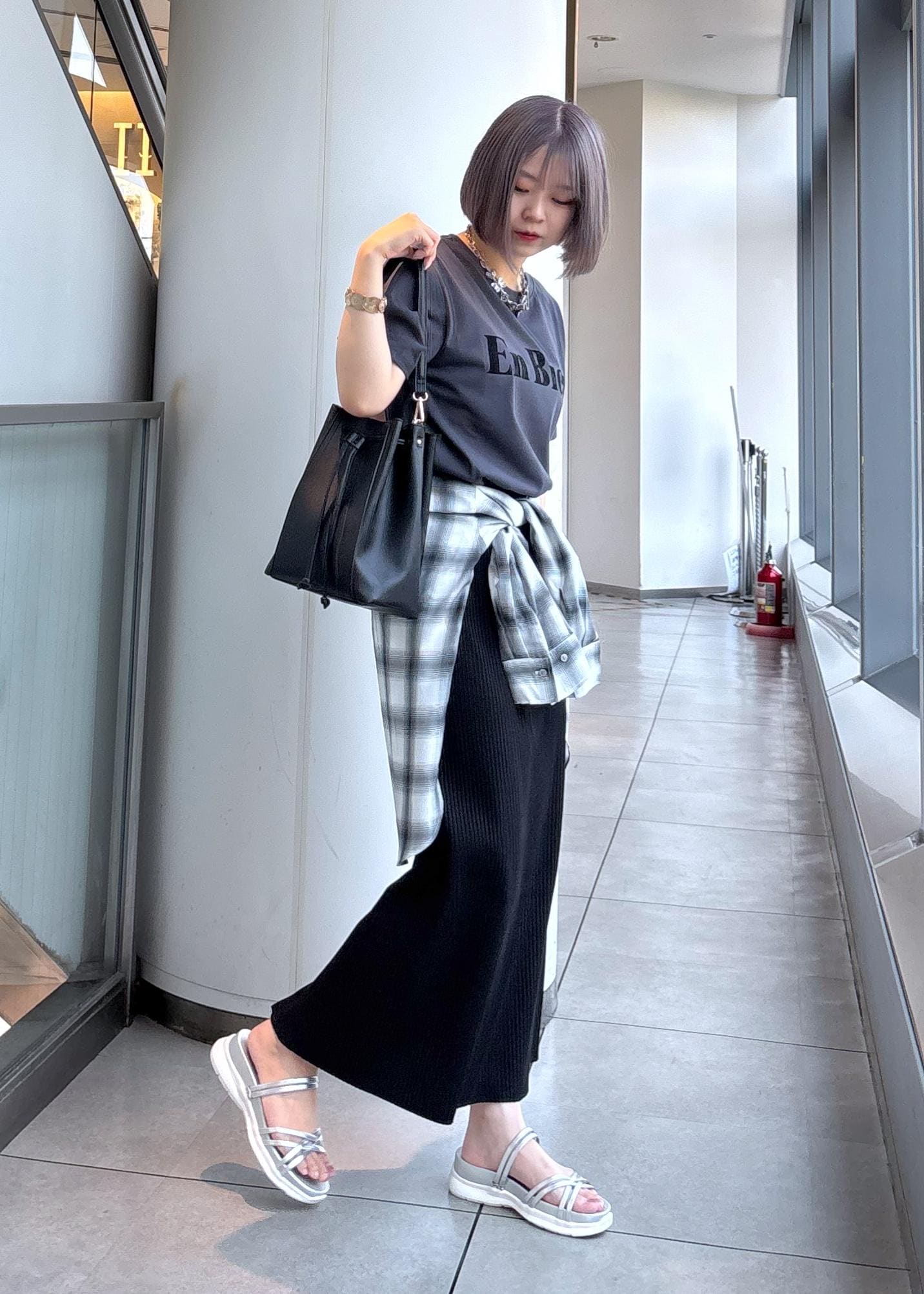 ROPE' PICNICの【UVカット・接触冷感・汗染み加工】フロッキーロゴTシャツを使ったコーディネートを紹介します。｜Rakuten Fashion(楽天ファッション／旧楽天ブランドアベニュー)6197729