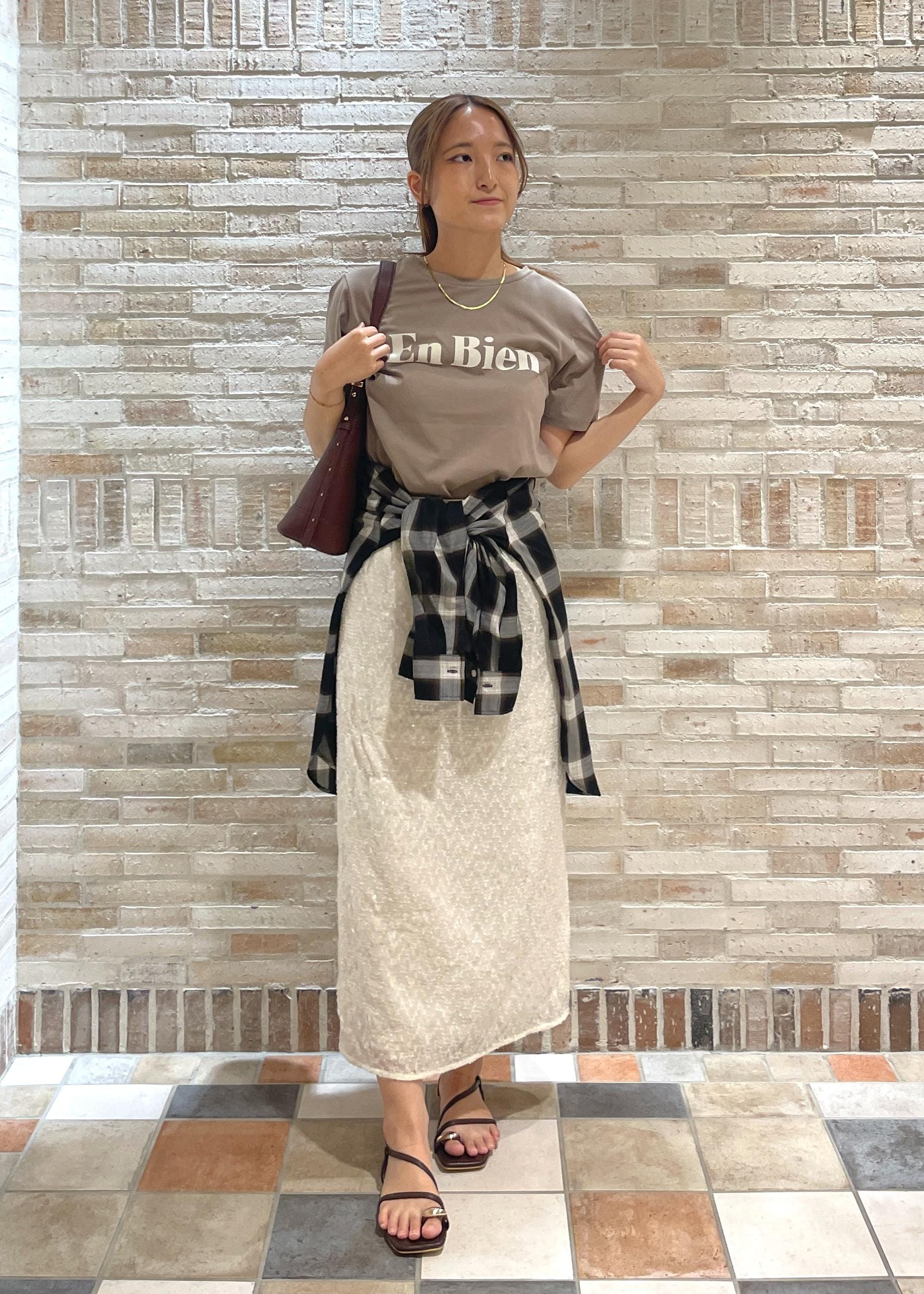 ROPE' PICNICの【UVカット・接触冷感・汗染み加工】フロッキーロゴTシャツを使ったコーディネートを紹介します。｜Rakuten Fashion(楽天ファッション／旧楽天ブランドアベニュー)6197762