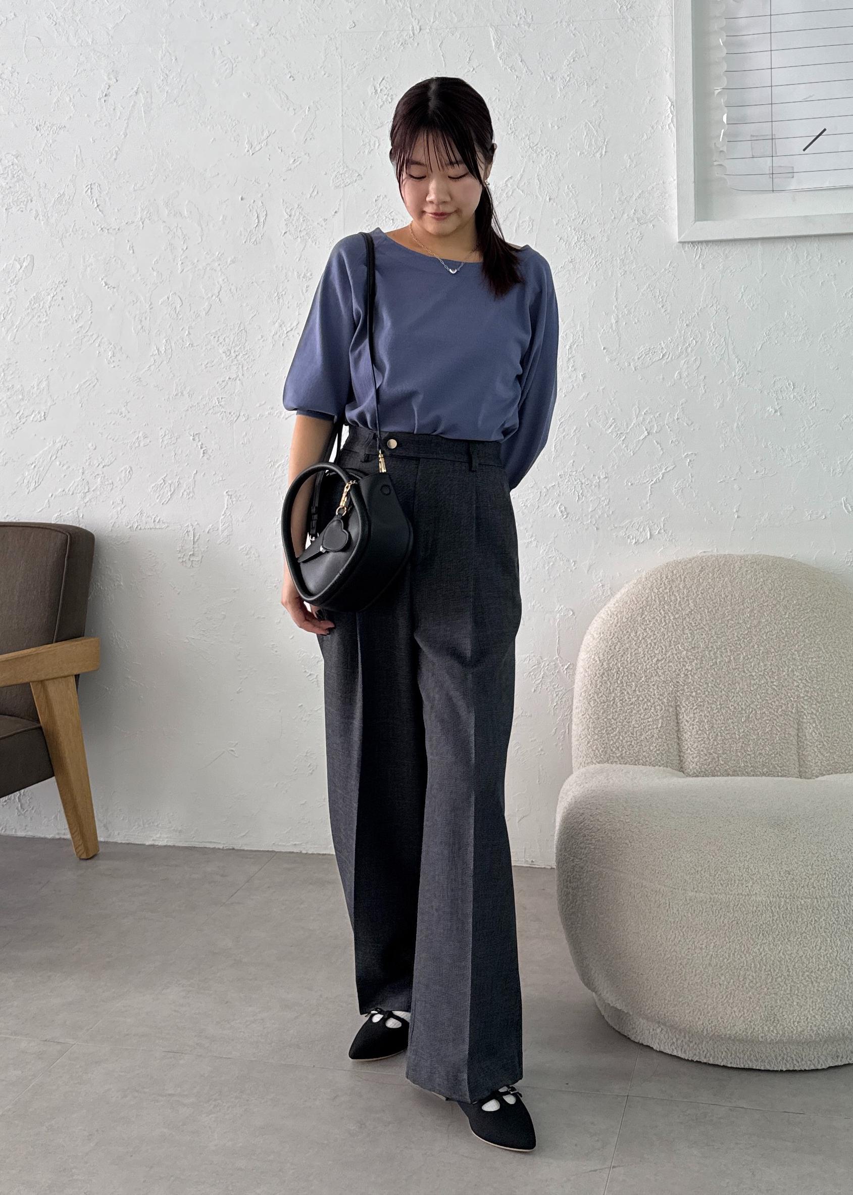 ROPE' PICNICのフォルムスリーブニットを使ったコーディネートを紹介します。｜Rakuten Fashion(楽天ファッション／旧楽天ブランドアベニュー)6197714