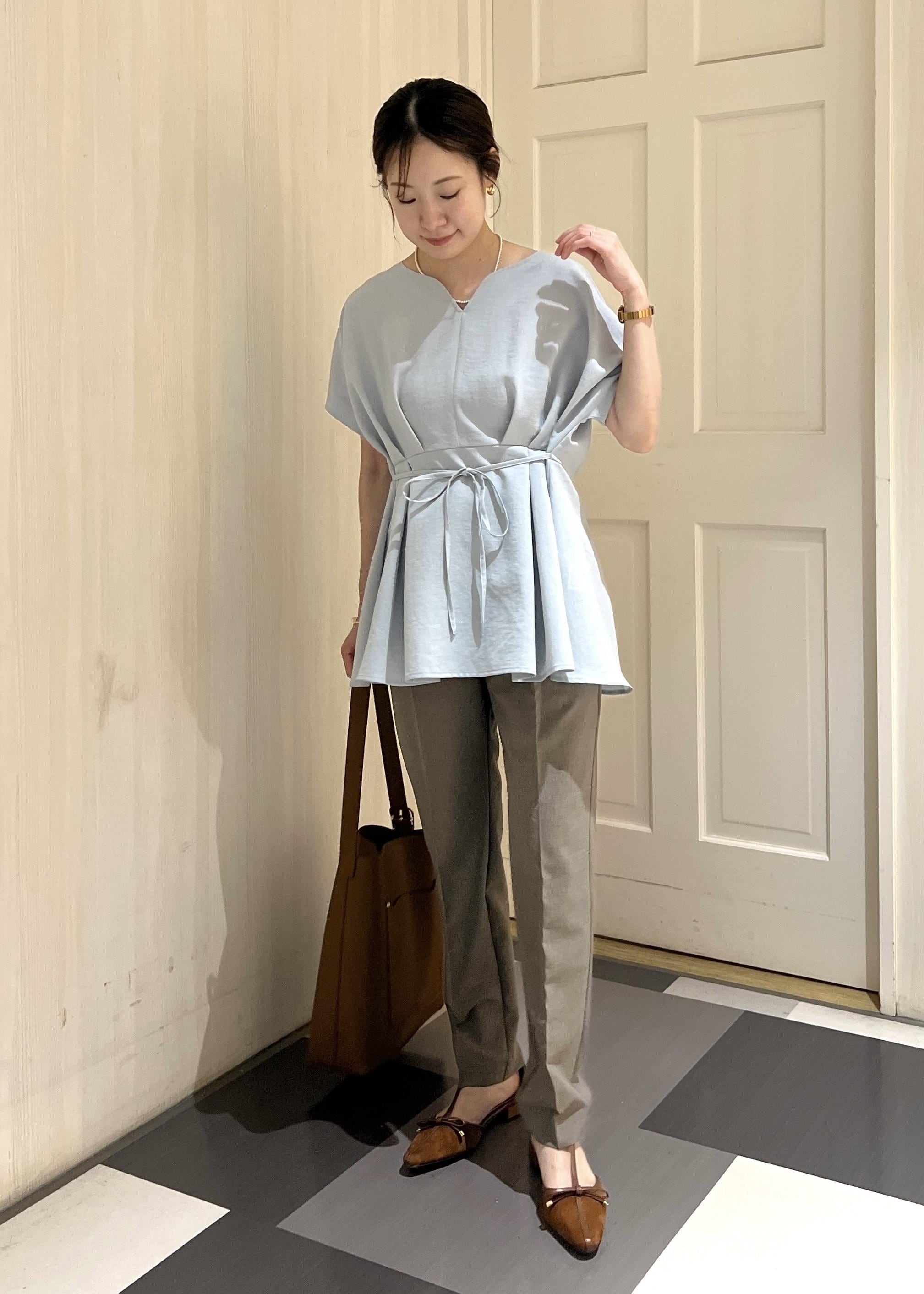 ROPE' PICNICの【接触冷感】ハートネックペプラムブラウスを使ったコーディネートを紹介します。｜Rakuten Fashion(楽天ファッション／旧楽天ブランドアベニュー)6197833