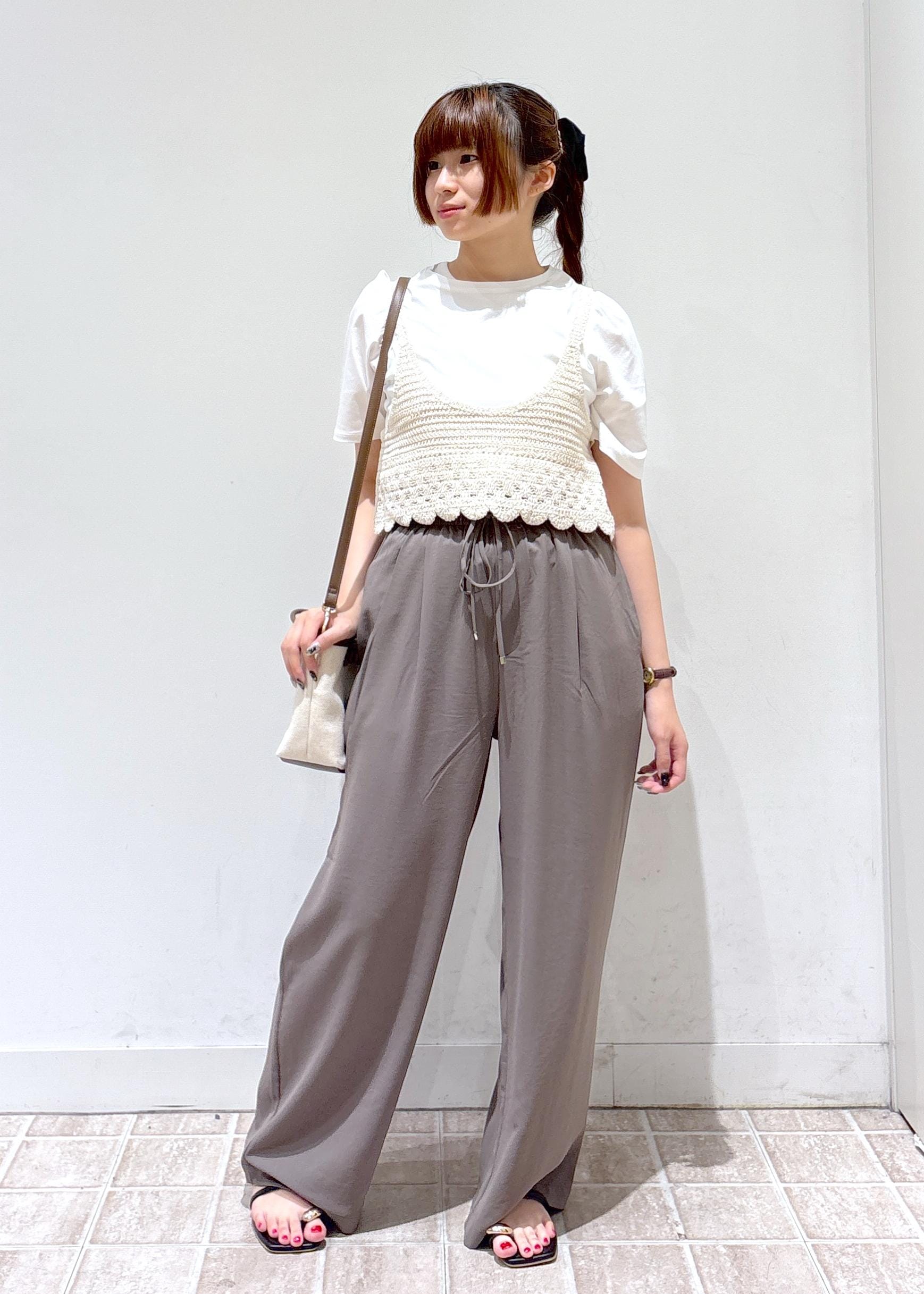 ROPE' PICNICの【UVカット・接触冷感】70シルケットパフスリーブトップスを使ったコーディネートを紹介します。｜Rakuten Fashion(楽天ファッション／旧楽天ブランドアベニュー)6197836