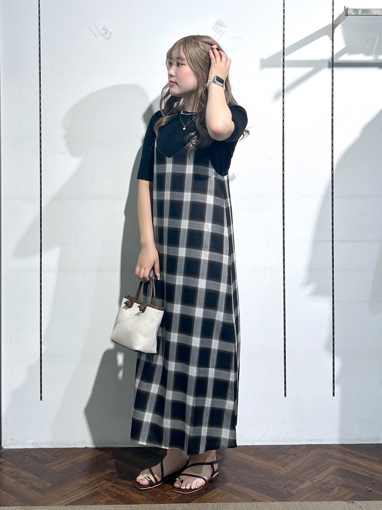 ROPE' PICNICの【UVカット・接触冷感・イージーケア】八方映えニット ボートネックニットプルオーバーを使ったコーディネートを紹介します。｜Rakuten Fashion(楽天ファッション／旧楽天ブランドアベニュー)6197845