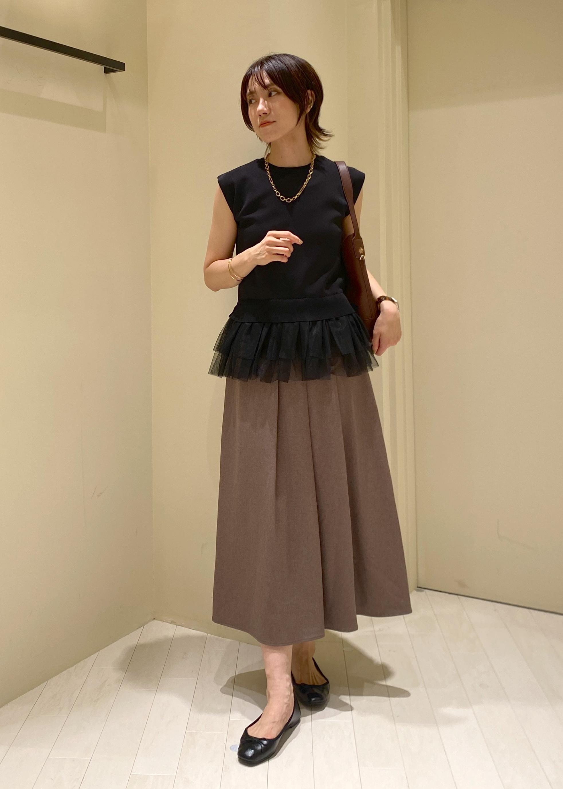 ROPE' PICNICのチュールドッキングプルオーバーを使ったコーディネートを紹介します。｜Rakuten Fashion(楽天ファッション／旧楽天ブランドアベニュー)6197846