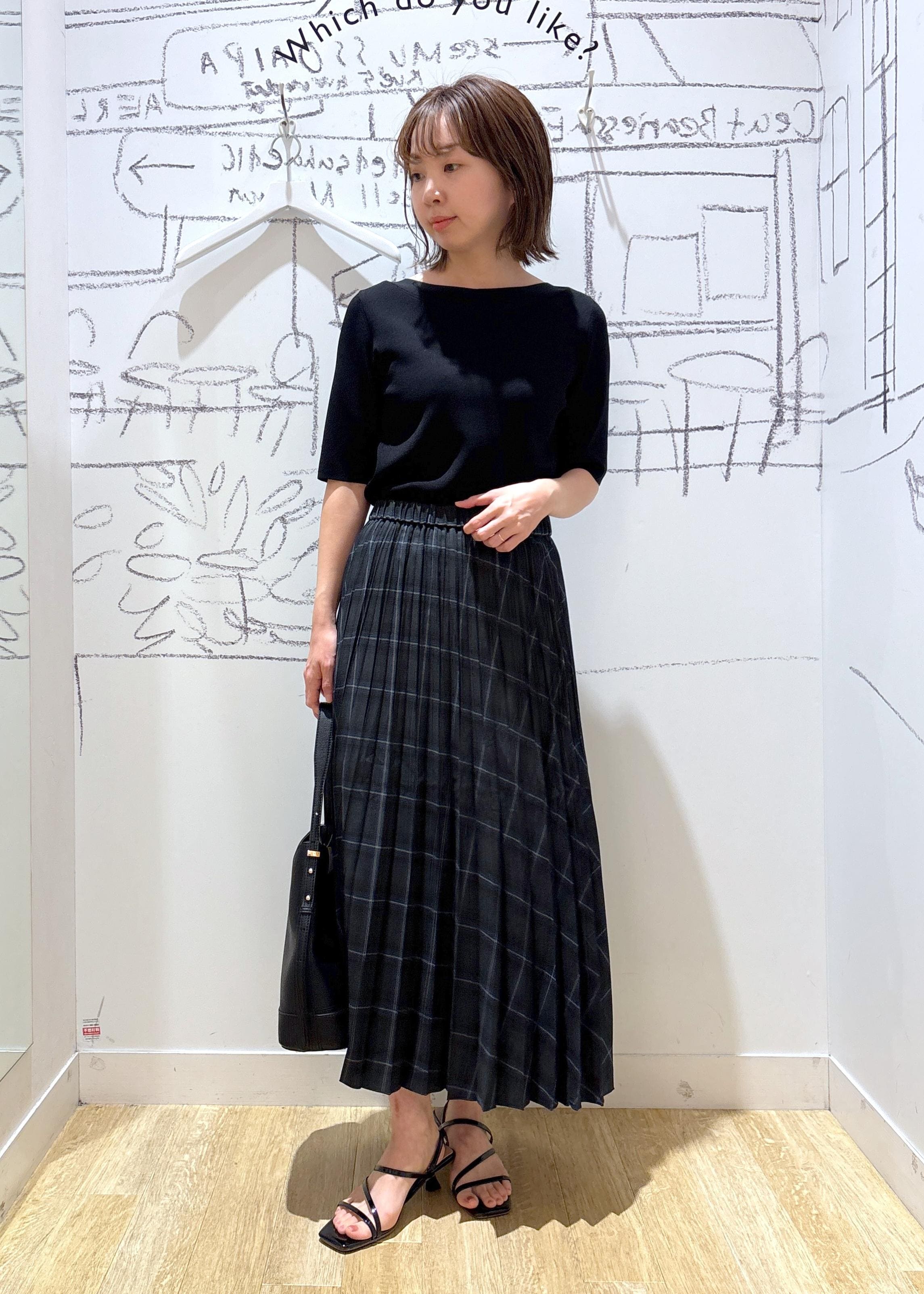 ROPE' PICNICの【UVカット・接触冷感・イージーケア】八方映えニット ボートネックニットプルオーバーを使ったコーディネートを紹介します。｜Rakuten Fashion(楽天ファッション／旧楽天ブランドアベニュー)6197855