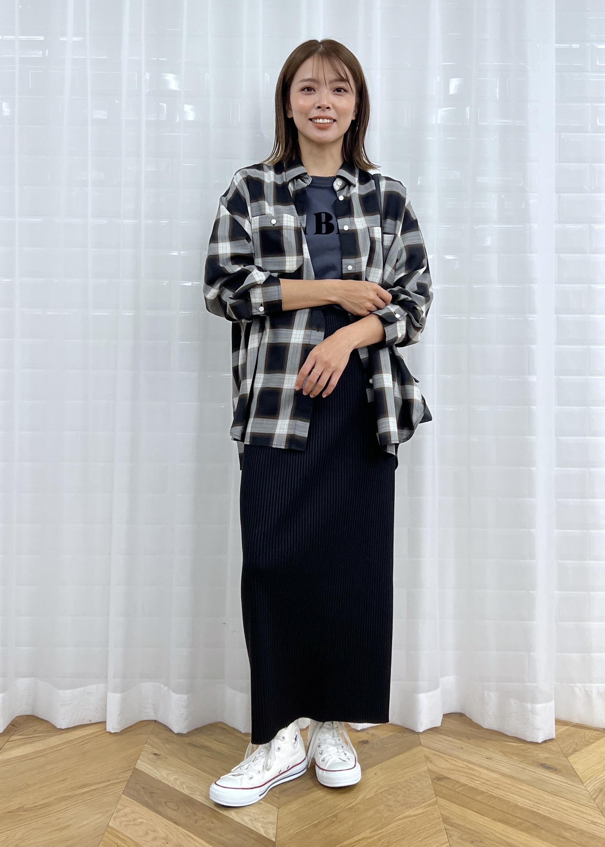 ROPE' PICNICのオンブレチェックシャツ/UVケアを使ったコーディネートを紹介します。｜Rakuten Fashion(楽天ファッション／旧楽天ブランドアベニュー)6197859