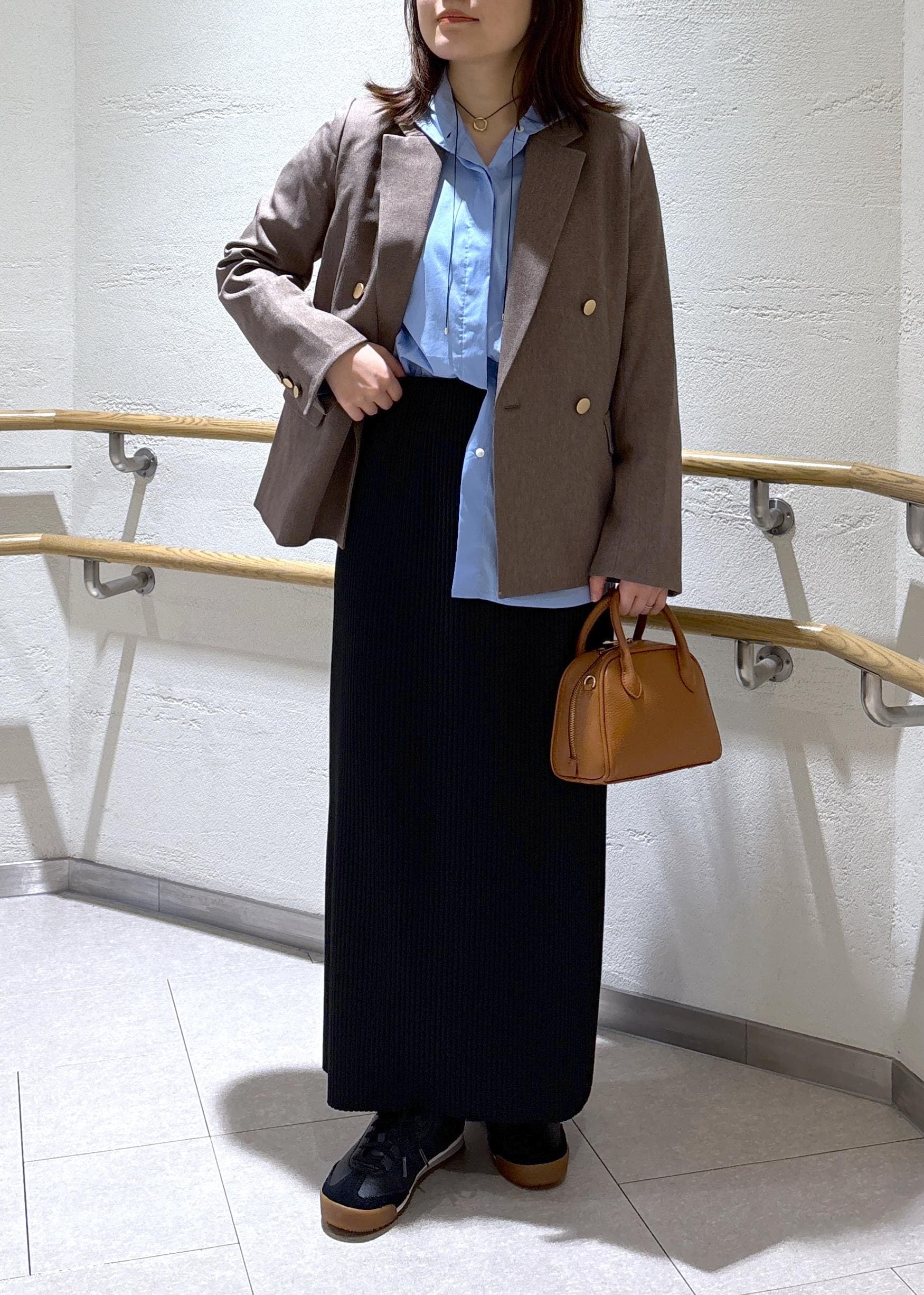 ROPE' PICNICのレディハンサムシリーズ ウールライク金ボタンジャケット(半裏地)/セットアップ・通勤対応を使ったコーディネートを紹介します。｜Rakuten Fashion(楽天ファッション／旧楽天ブランドアベニュー)6210729