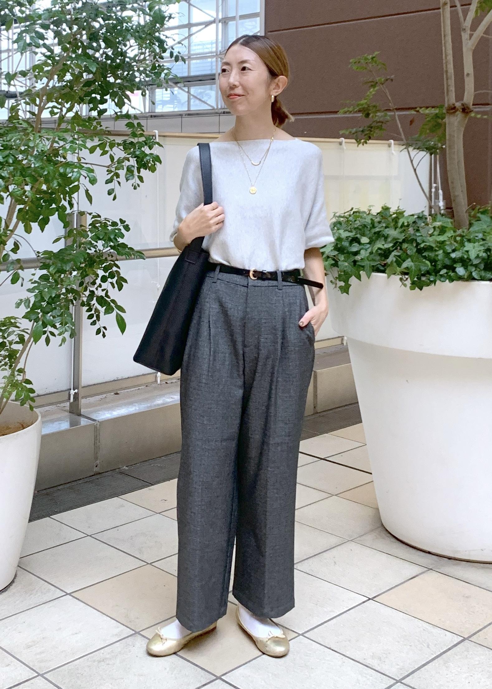 ROPE' PICNICのラメ混ドルマン7分袖ニットを使ったコーディネートを紹介します。｜Rakuten Fashion(楽天ファッション／旧楽天ブランドアベニュー)6210748