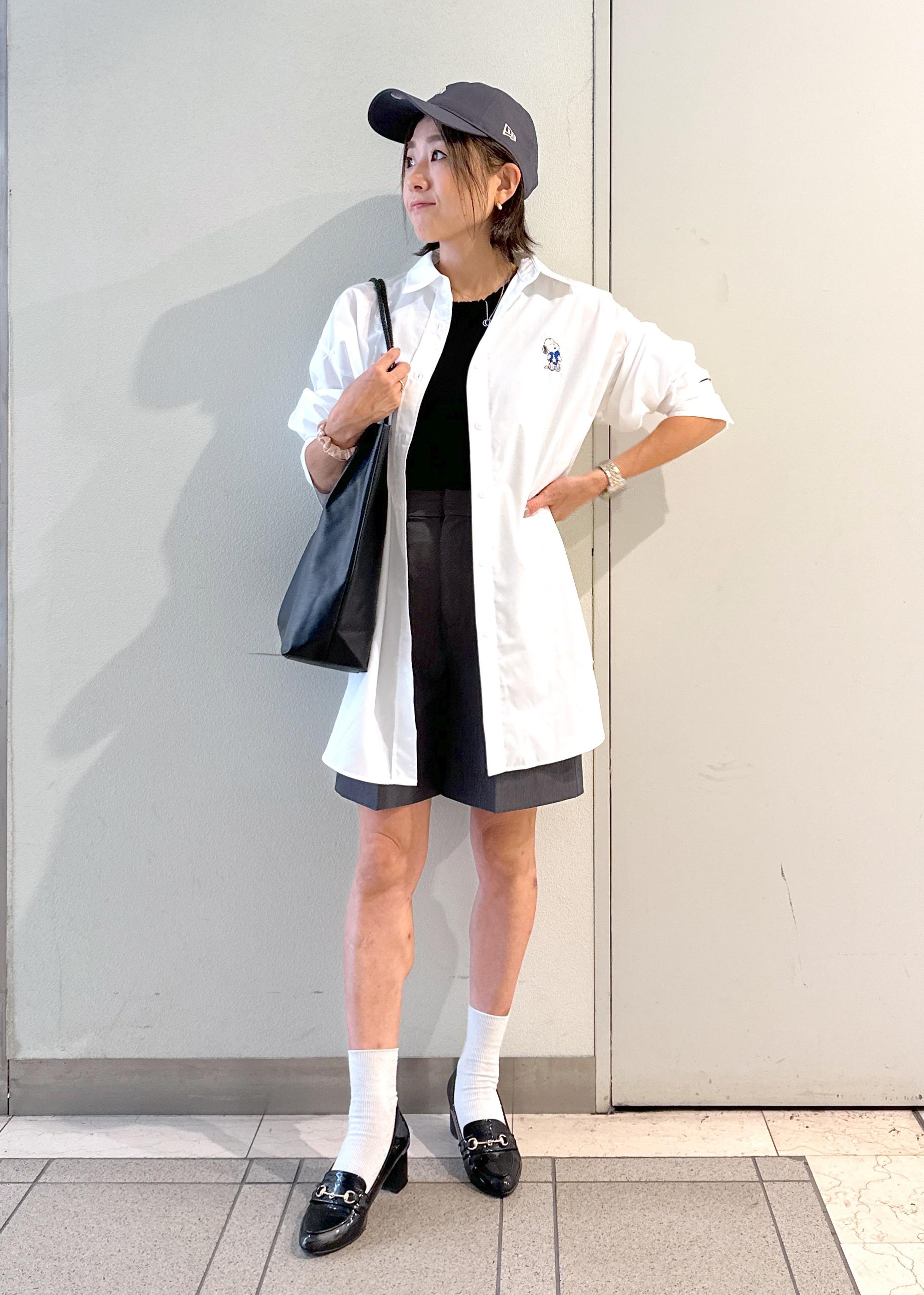 ROPE' PICNICの【PEANUTS*MLB COLLECTION by ROPE' PICNIC】オーバーサイズシャツを使ったコーディネートを紹介します。｜Rakuten Fashion(楽天ファッション／旧楽天ブランドアベニュー)6210754