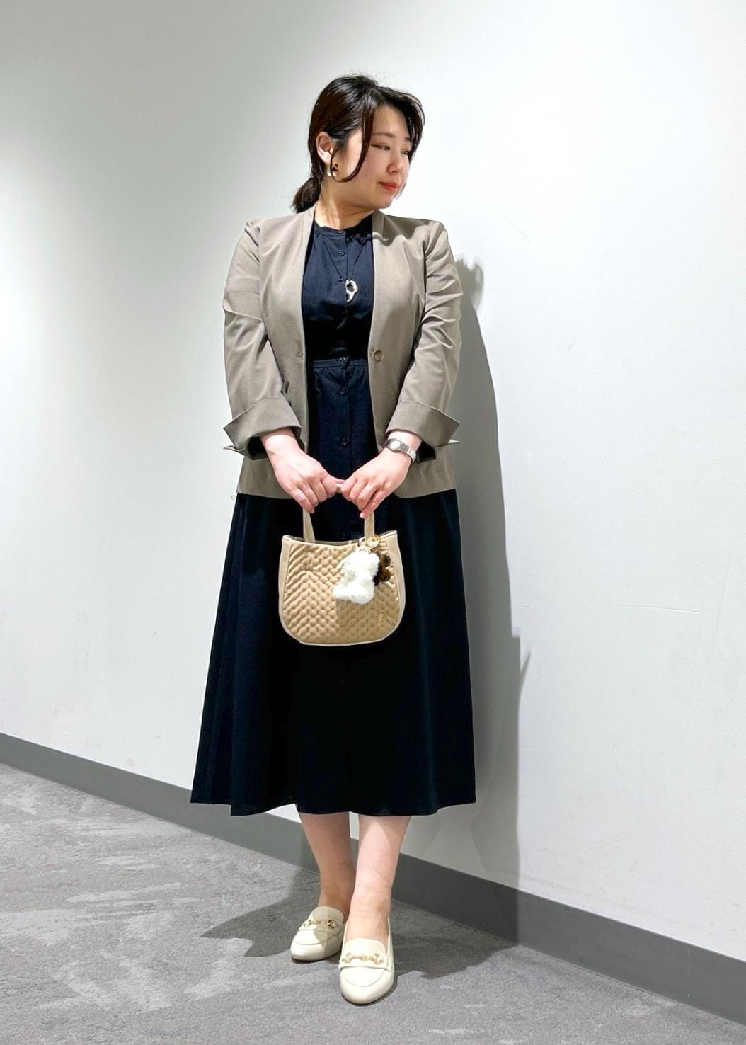 ROPE' PICNICの【UV対応】【リネンライク・シリーズ】ノーラペルジャケット/通勤・セットアップ対応を使ったコーディネートを紹介します。｜Rakuten Fashion(楽天ファッション／旧楽天ブランドアベニュー)6210779