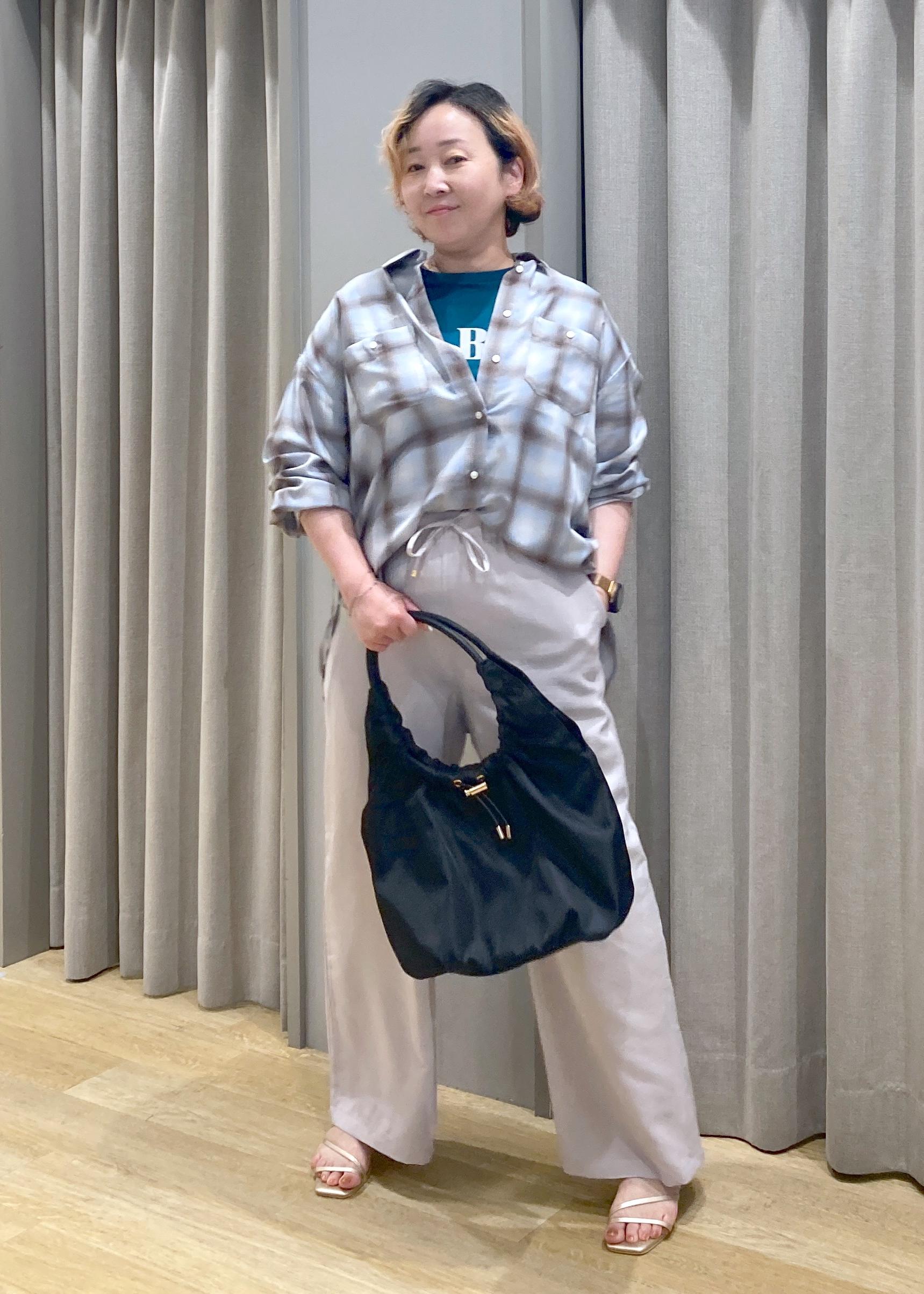 ROPE' PICNICの【UVカット・接触冷感・汗染み加工】フロッキーロゴTシャツを使ったコーディネートを紹介します。｜Rakuten Fashion(楽天ファッション／旧楽天ブランドアベニュー)6210783