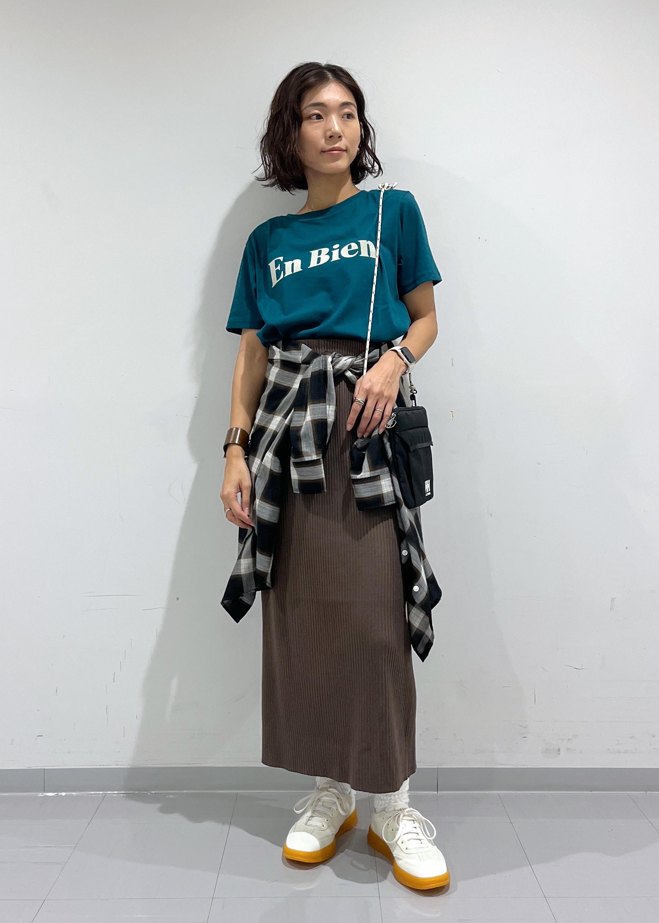 ROPE' PICNICの【UVカット・接触冷感・汗染み加工】フロッキーロゴTシャツを使ったコーディネートを紹介します。｜Rakuten Fashion(楽天ファッション／旧楽天ブランドアベニュー)6210725