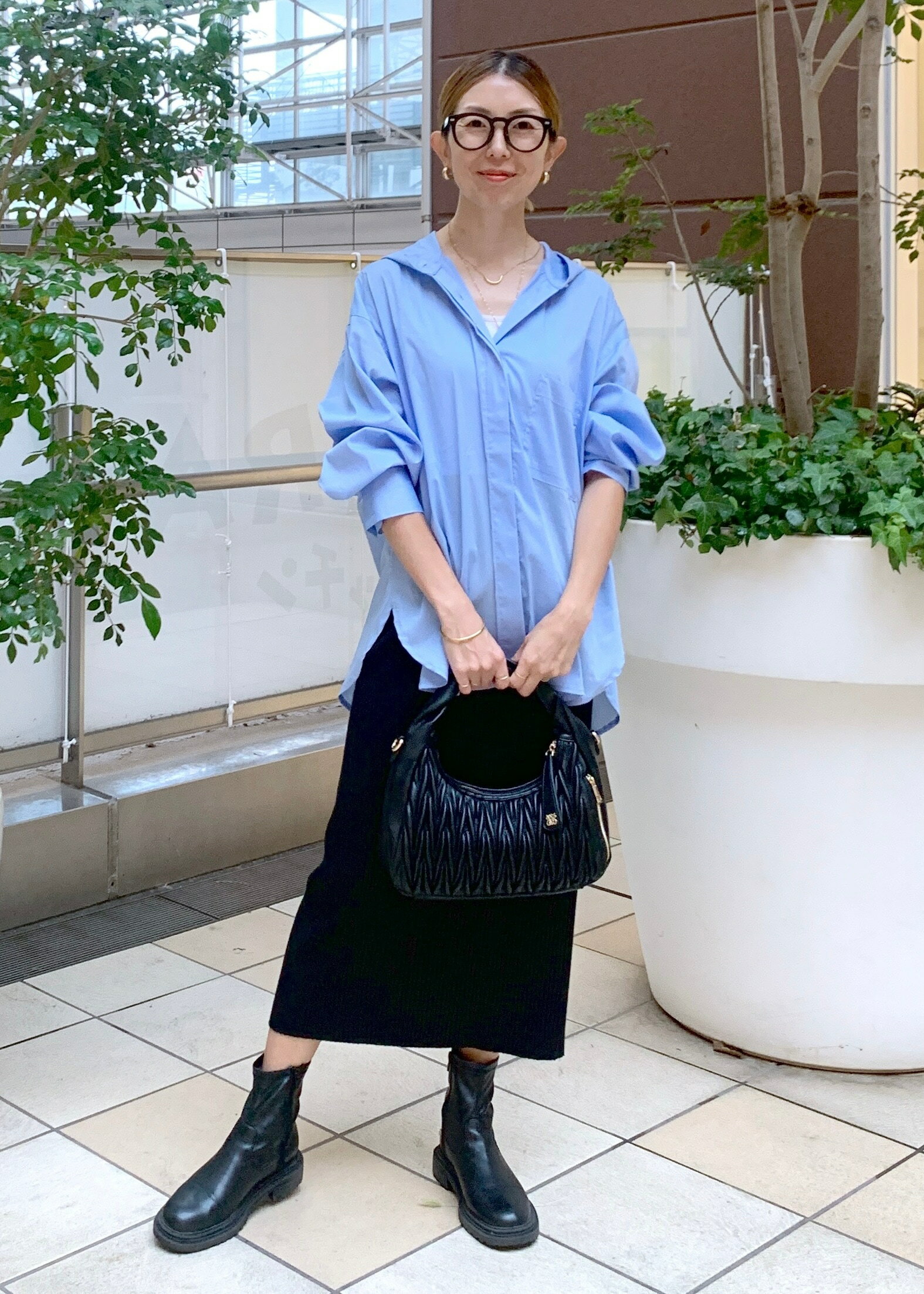 ROPE' PICNICのシャツフーディーを使ったコーディネートを紹介します。｜Rakuten Fashion(楽天ファッション／旧楽天ブランドアベニュー)6210979