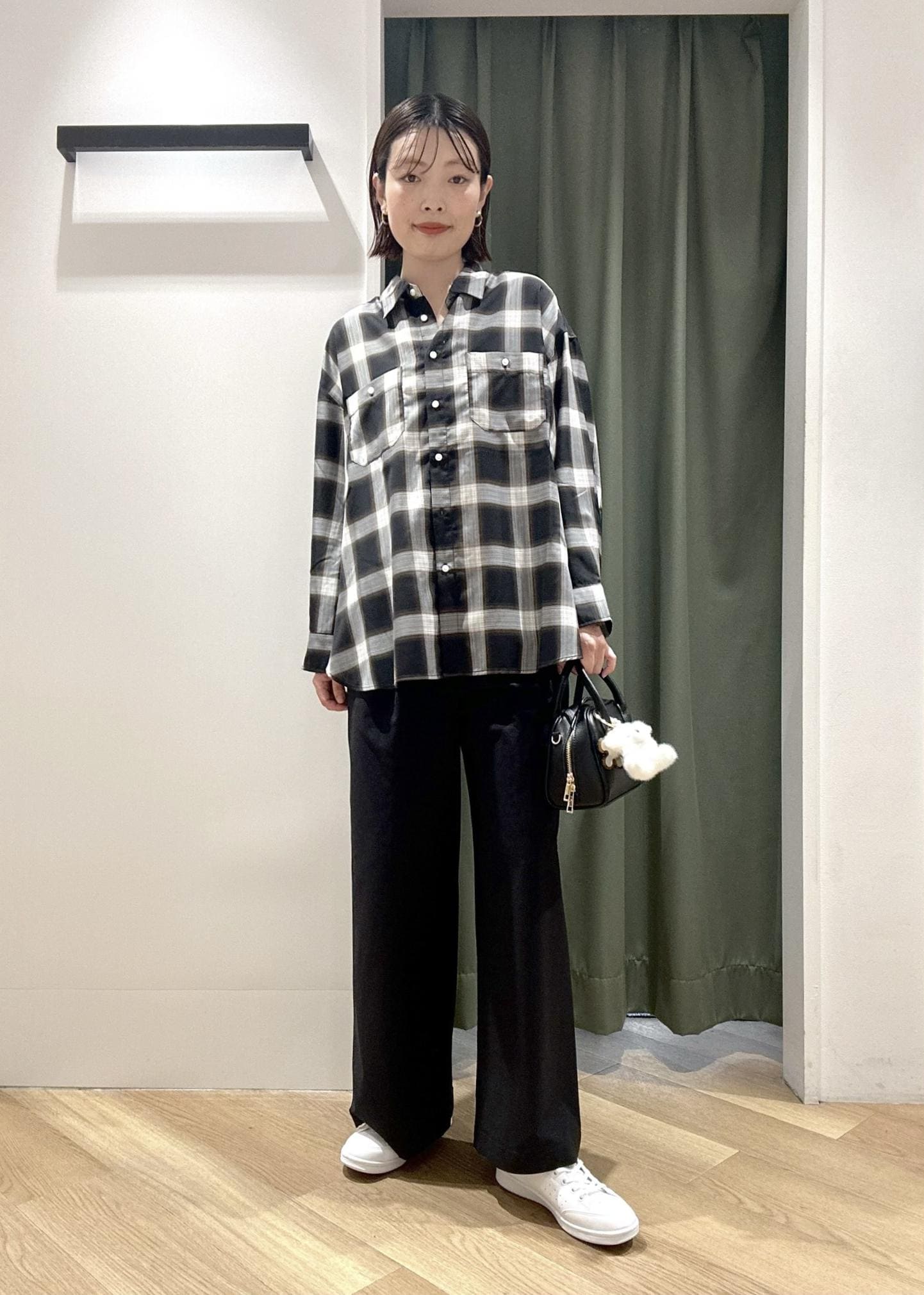 ROPE' PICNICのオンブレチェックシャツ/UVケアを使ったコーディネートを紹介します。｜Rakuten Fashion(楽天ファッション／旧楽天ブランドアベニュー)6211005