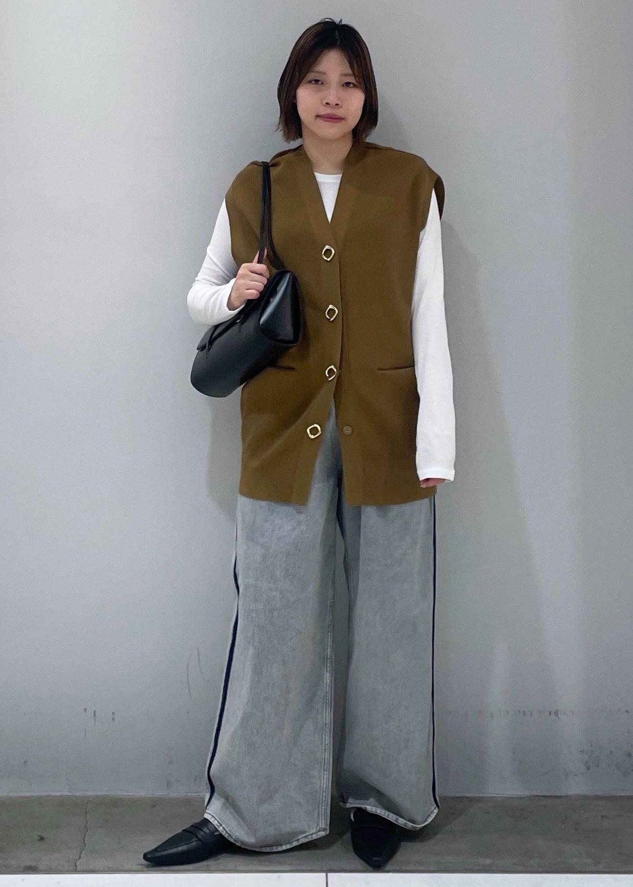 ADAM ET ROPE' | 【サステナブル】ミドルニットジレ | Rakuten Fashion