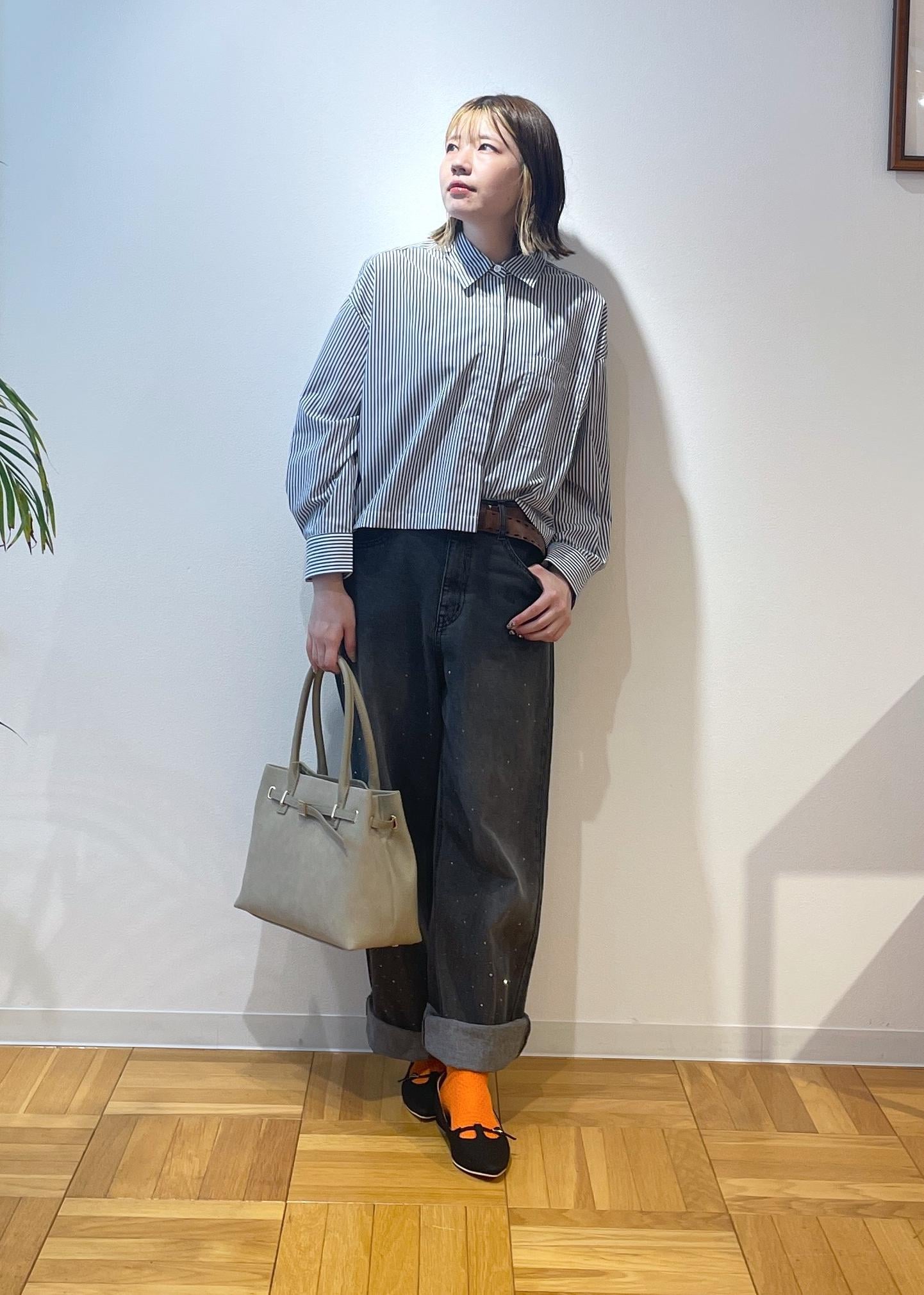 ROPE' PICNICのベーシッククロップドシャツ/イージーケアを使ったコーディネートを紹介します。｜Rakuten Fashion(楽天ファッション／旧楽天ブランドアベニュー)6280029