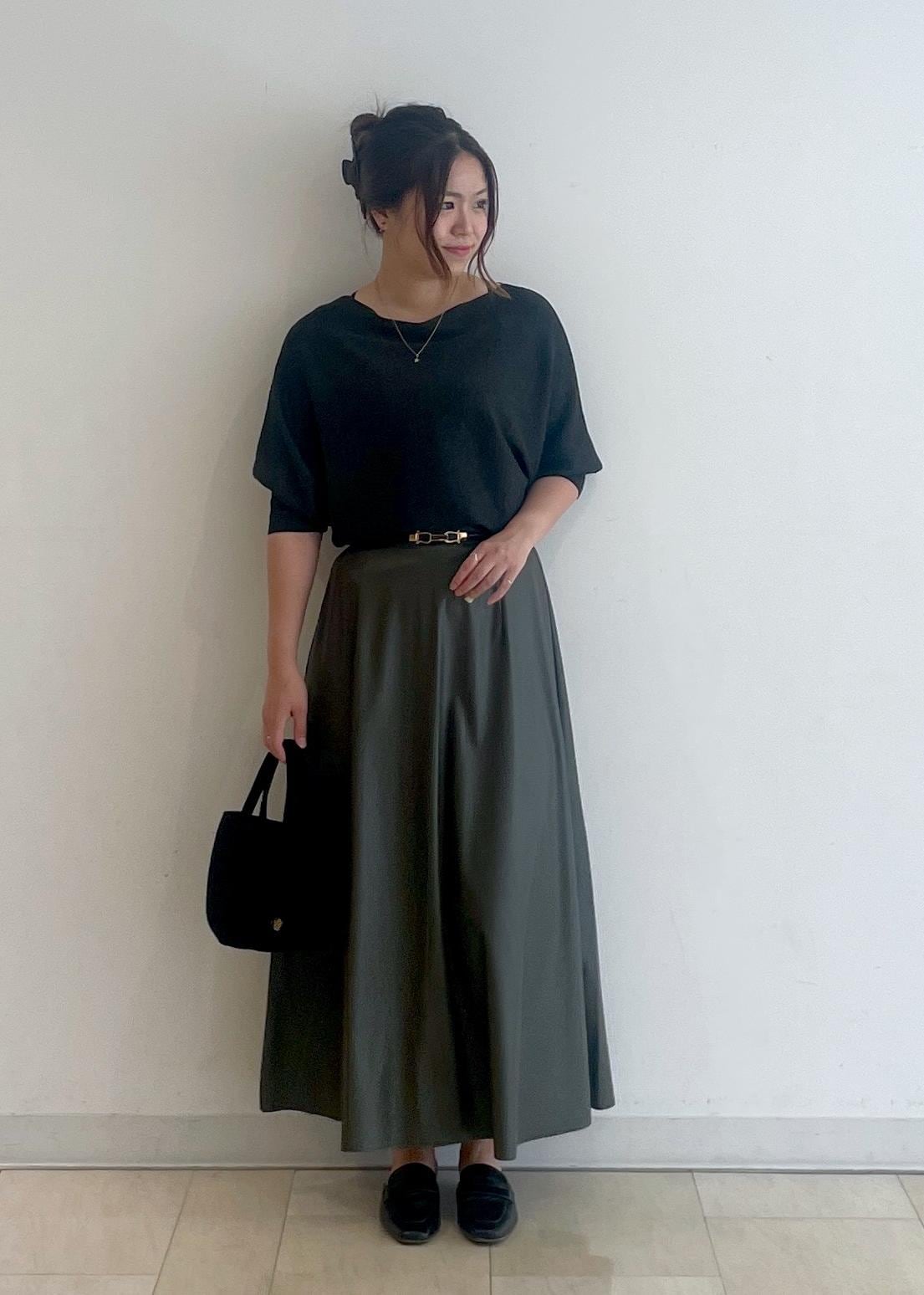 ROPE' PICNICのラメ混ドルマン7分袖ニットを使ったコーディネートを紹介します。｜Rakuten Fashion(楽天ファッション／旧楽天ブランドアベニュー)6280146